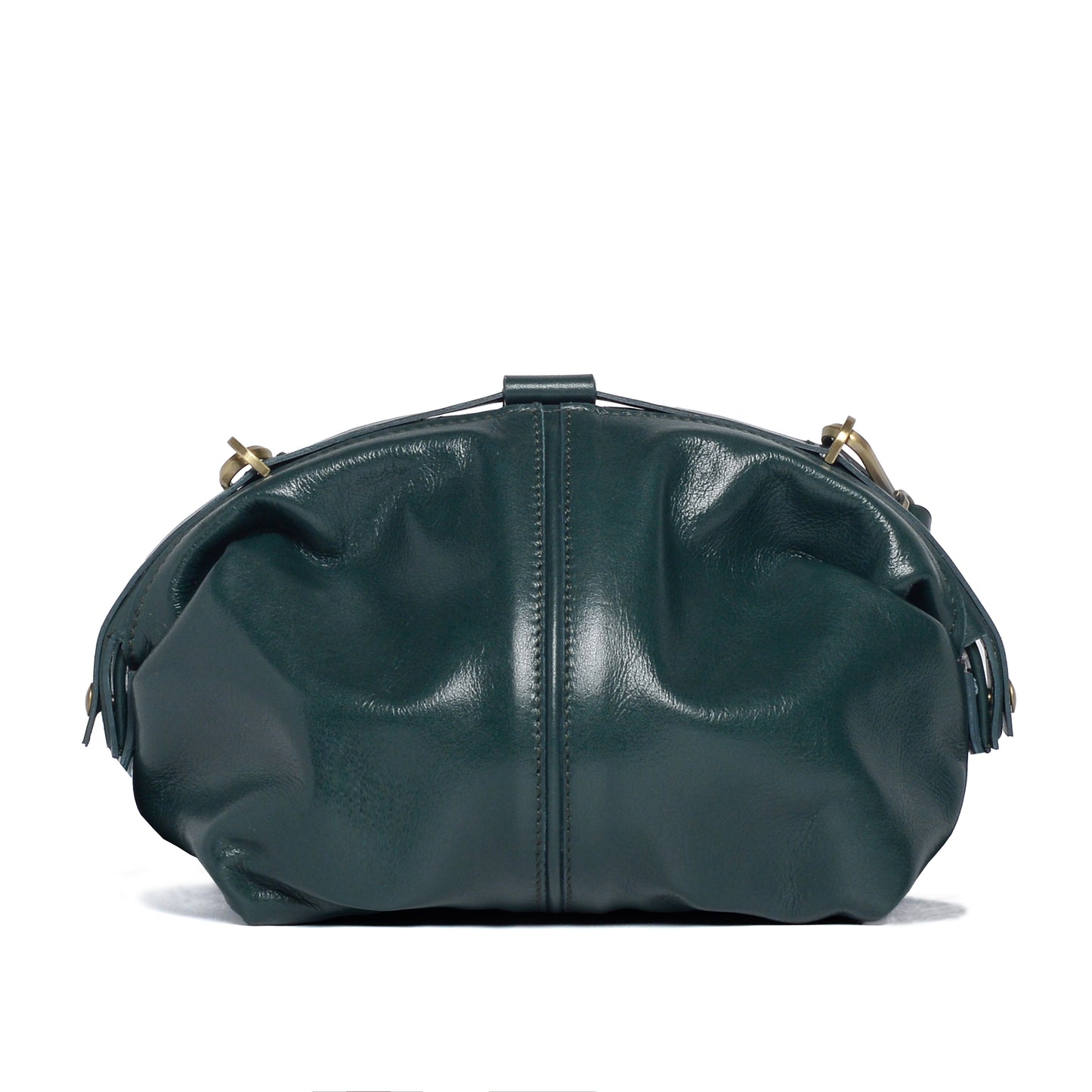 Pouf Medium glossy verde