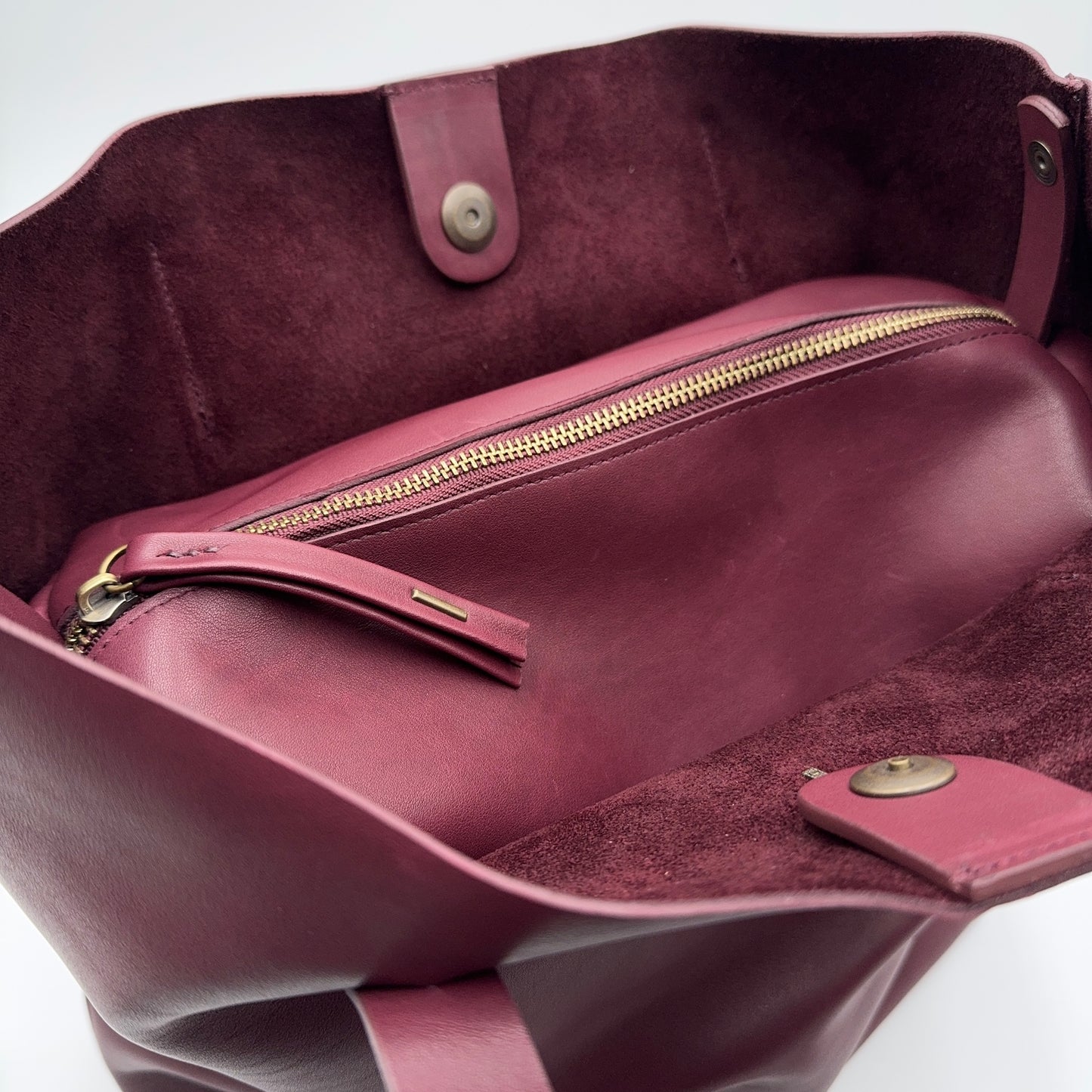 Alice bag ingrassato rubino