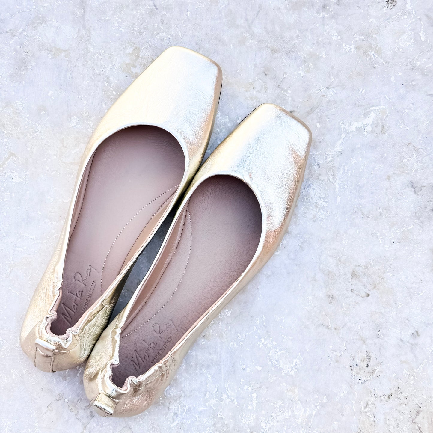 Ballerina Fiorella laminato platino