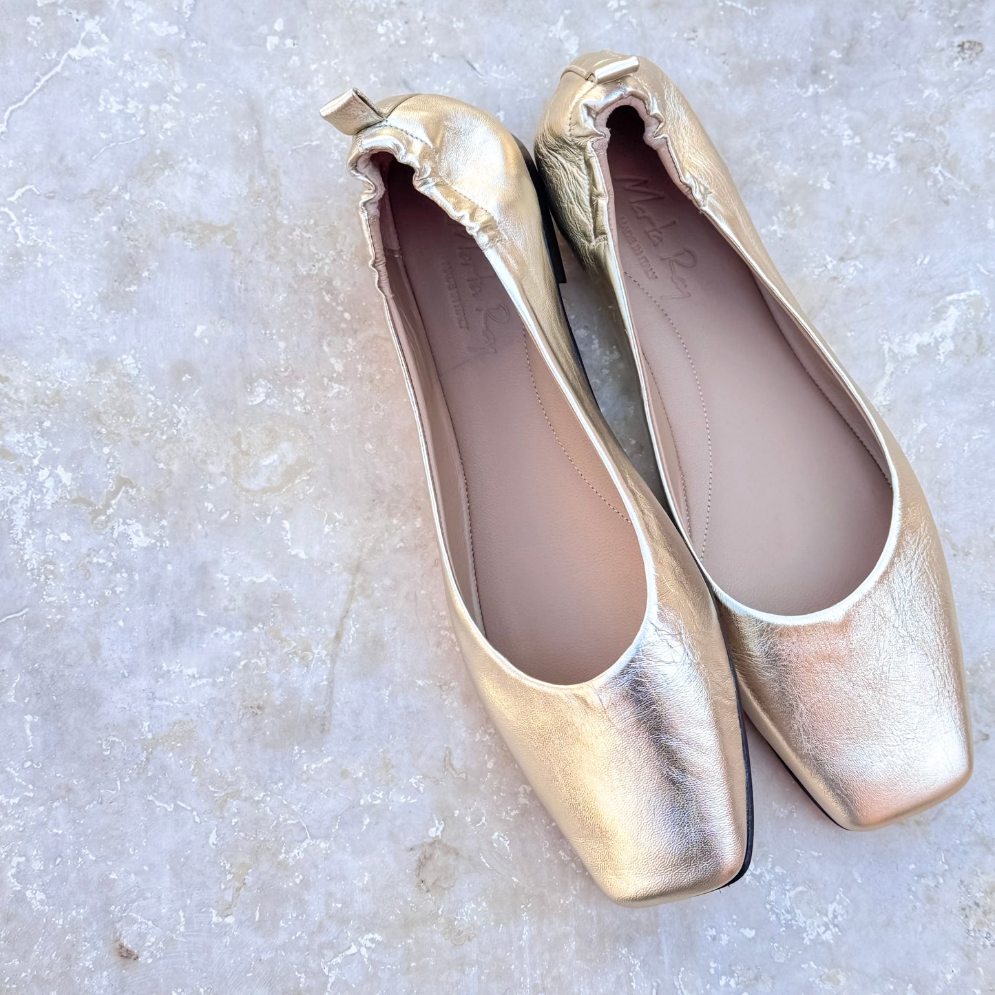 Ballerina Fiorella laminato platino