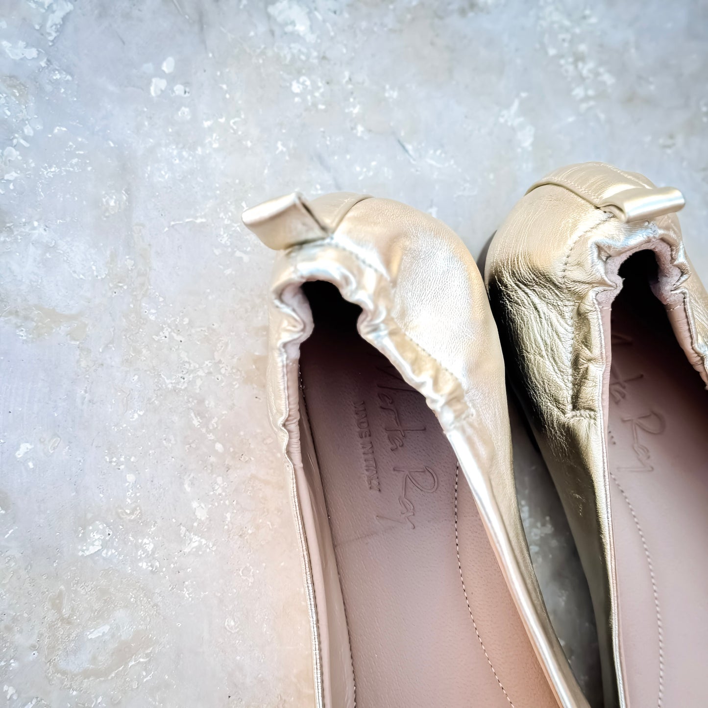 Ballerina Fiorella laminato platino