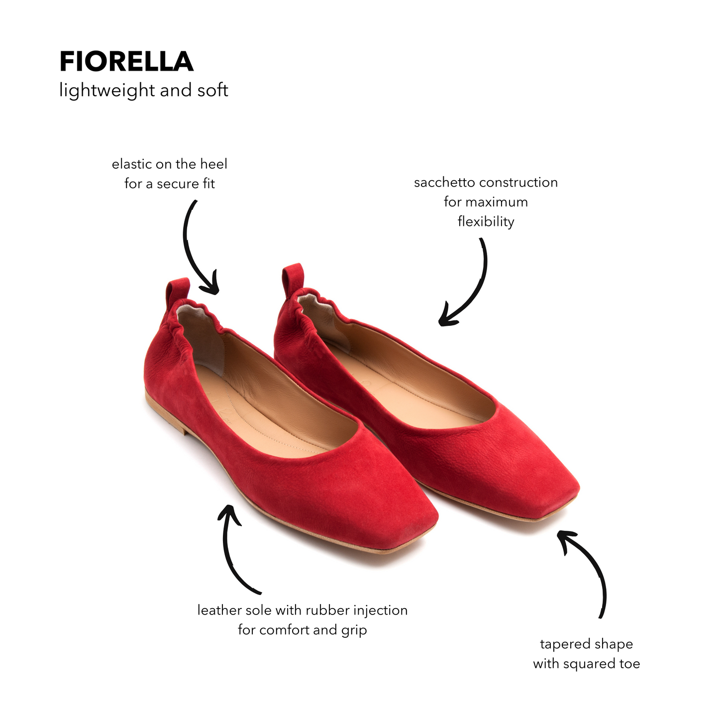 Ballerina Fiorella Long Beach rosso