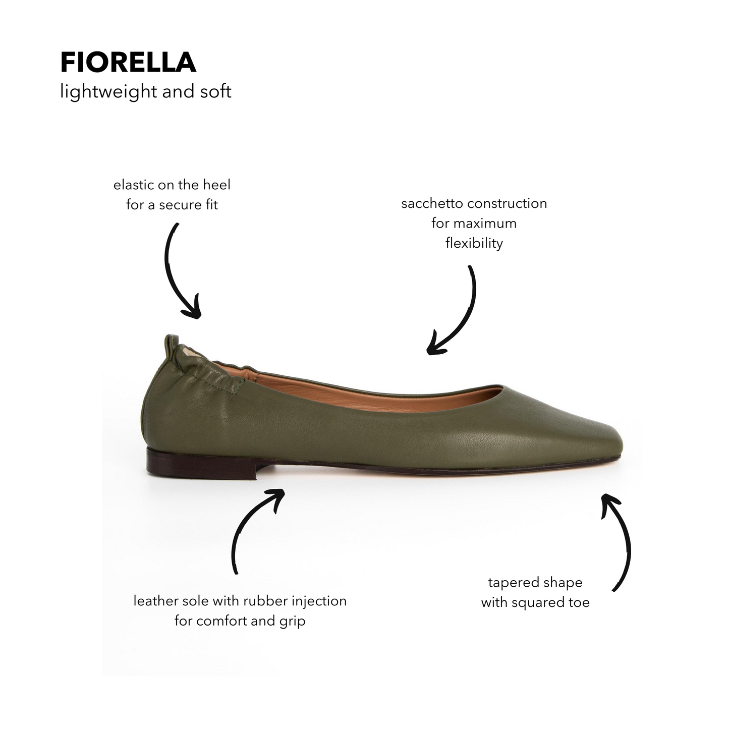 Ballerina Fiorella mousse bosco