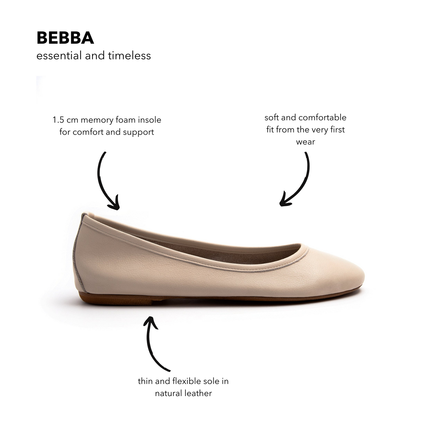 Ballerina Beppa mousse aglio