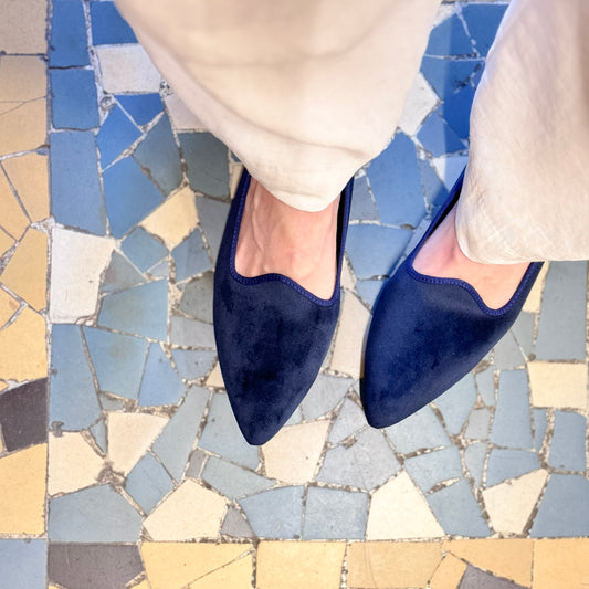 Flavia night velvet slipper