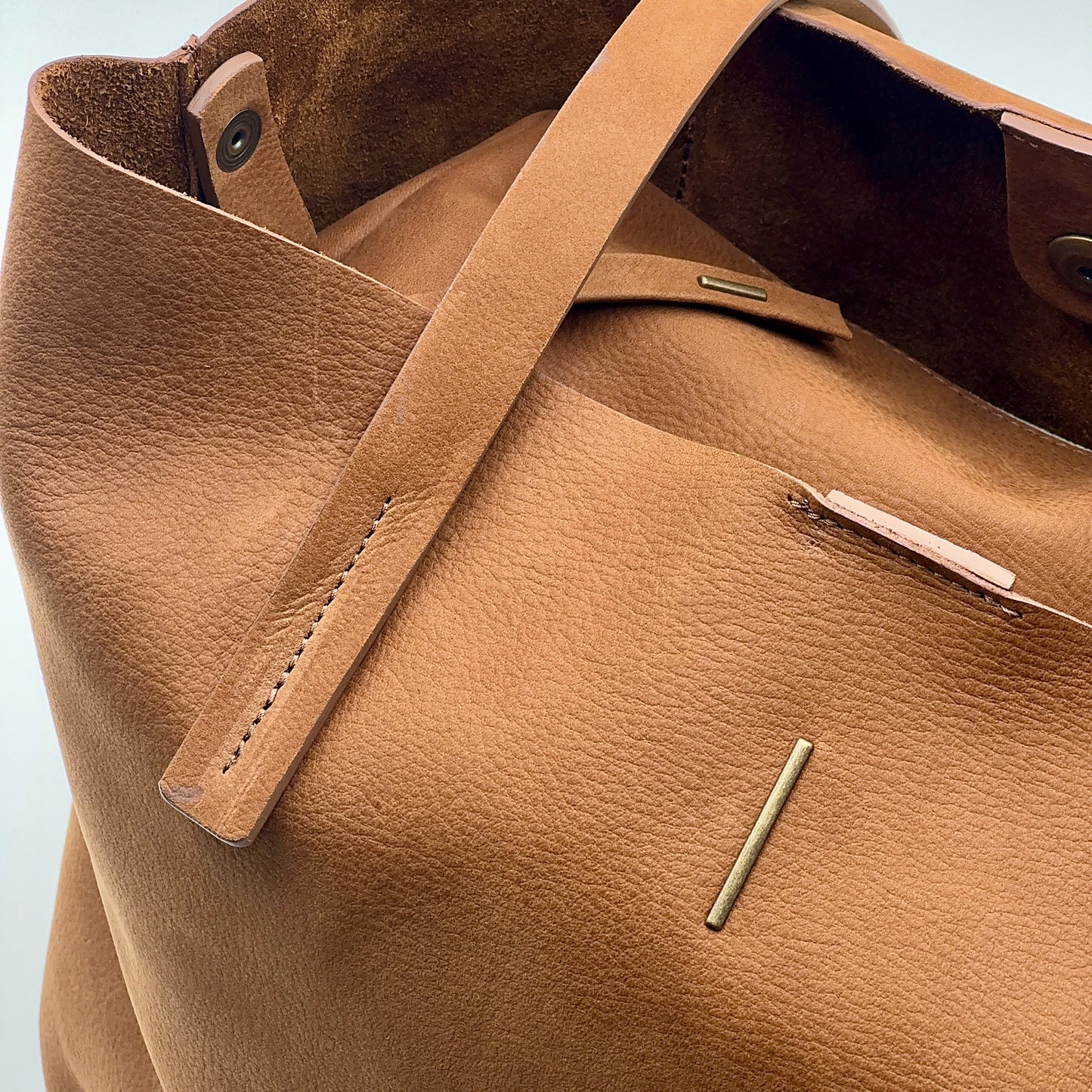 Alice bag long beach caramello