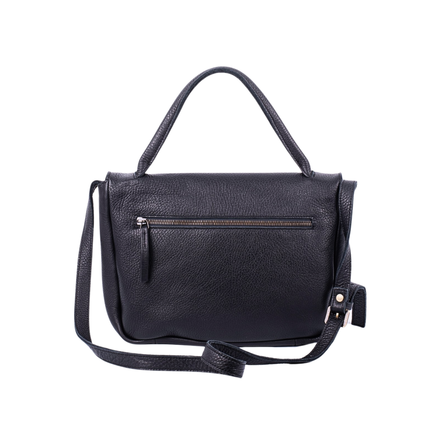 Celeste bull black - messenger bag in black leather