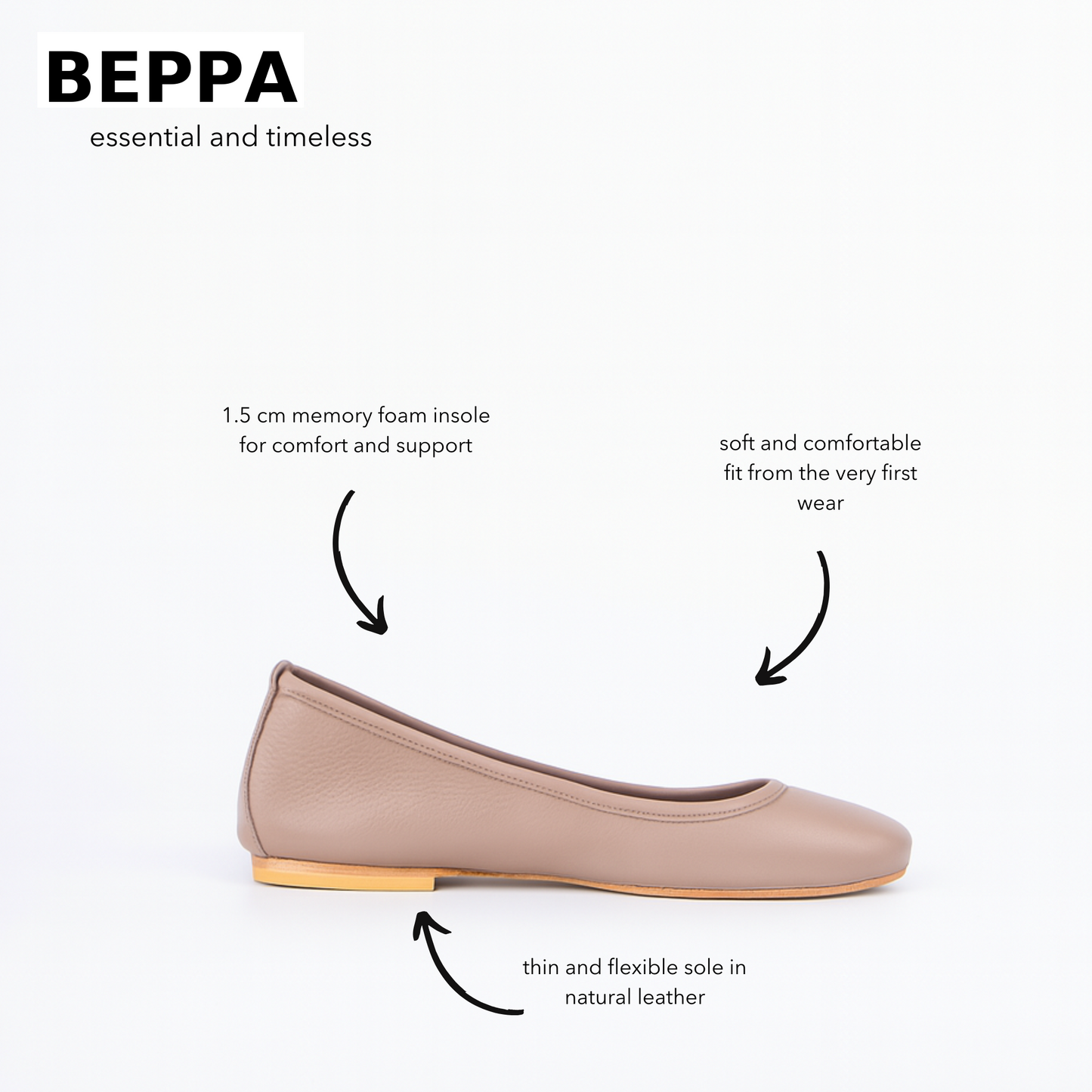 Ballerina Beppa mousse acacia