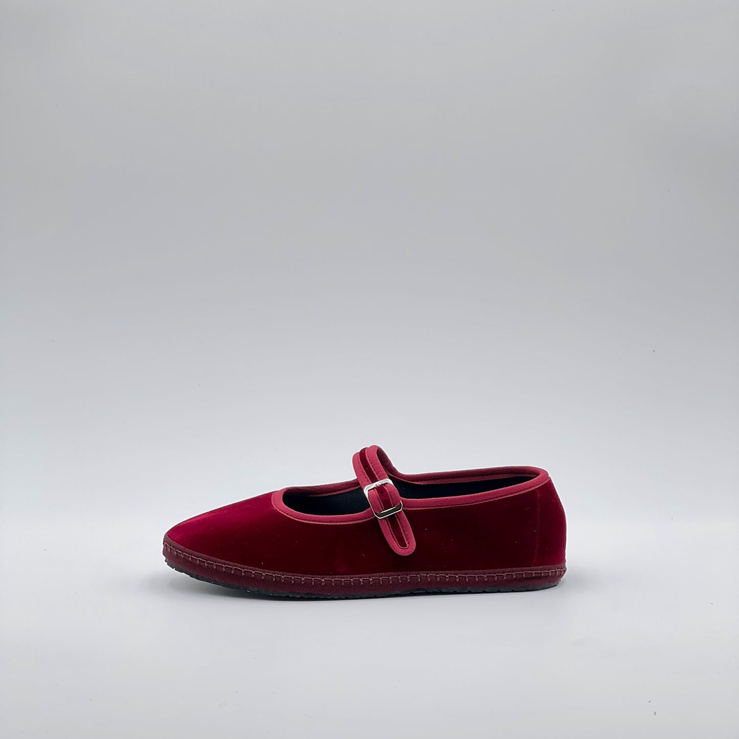 Friulana mary jane velluto bordeaux