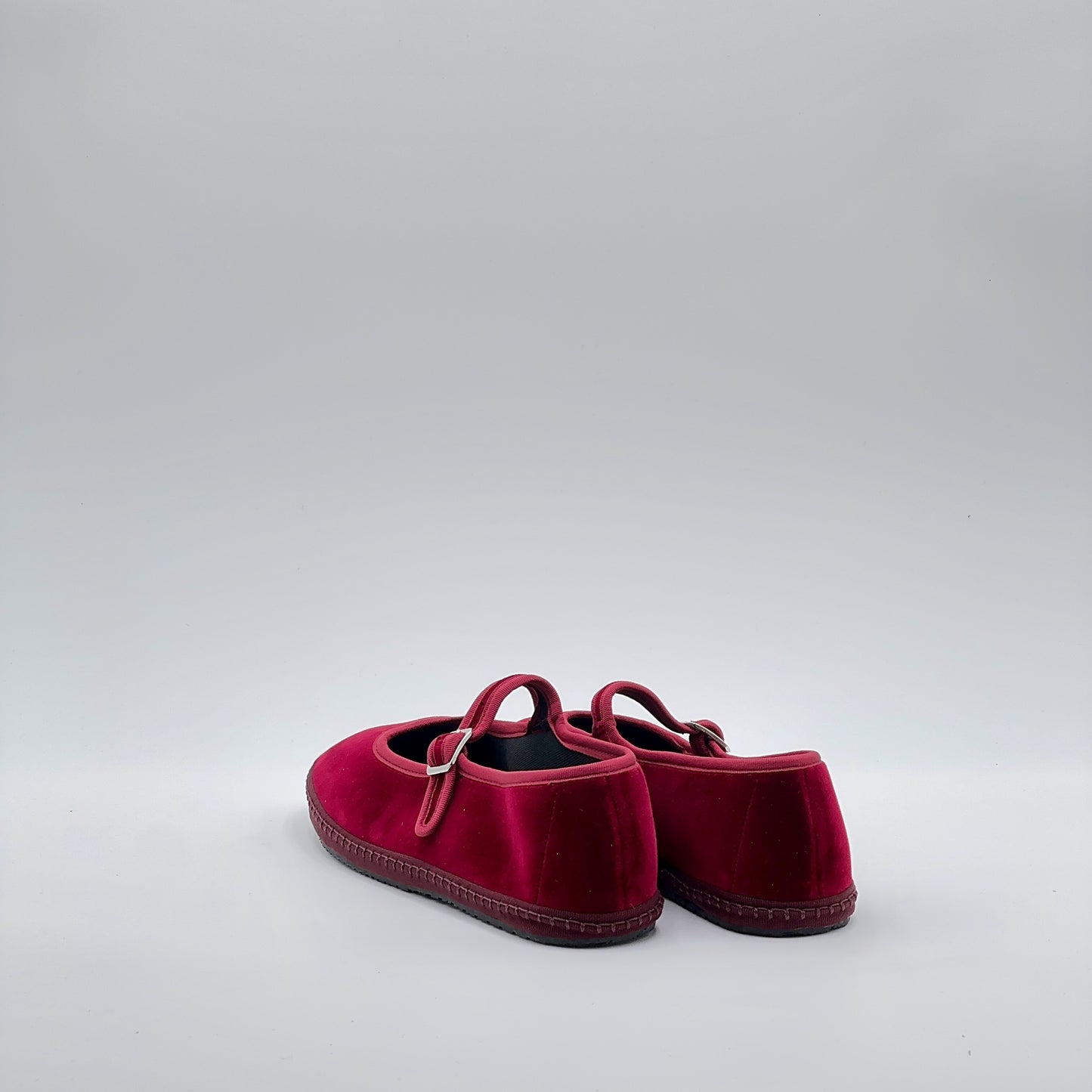 Friulana mary jane velluto bordeaux