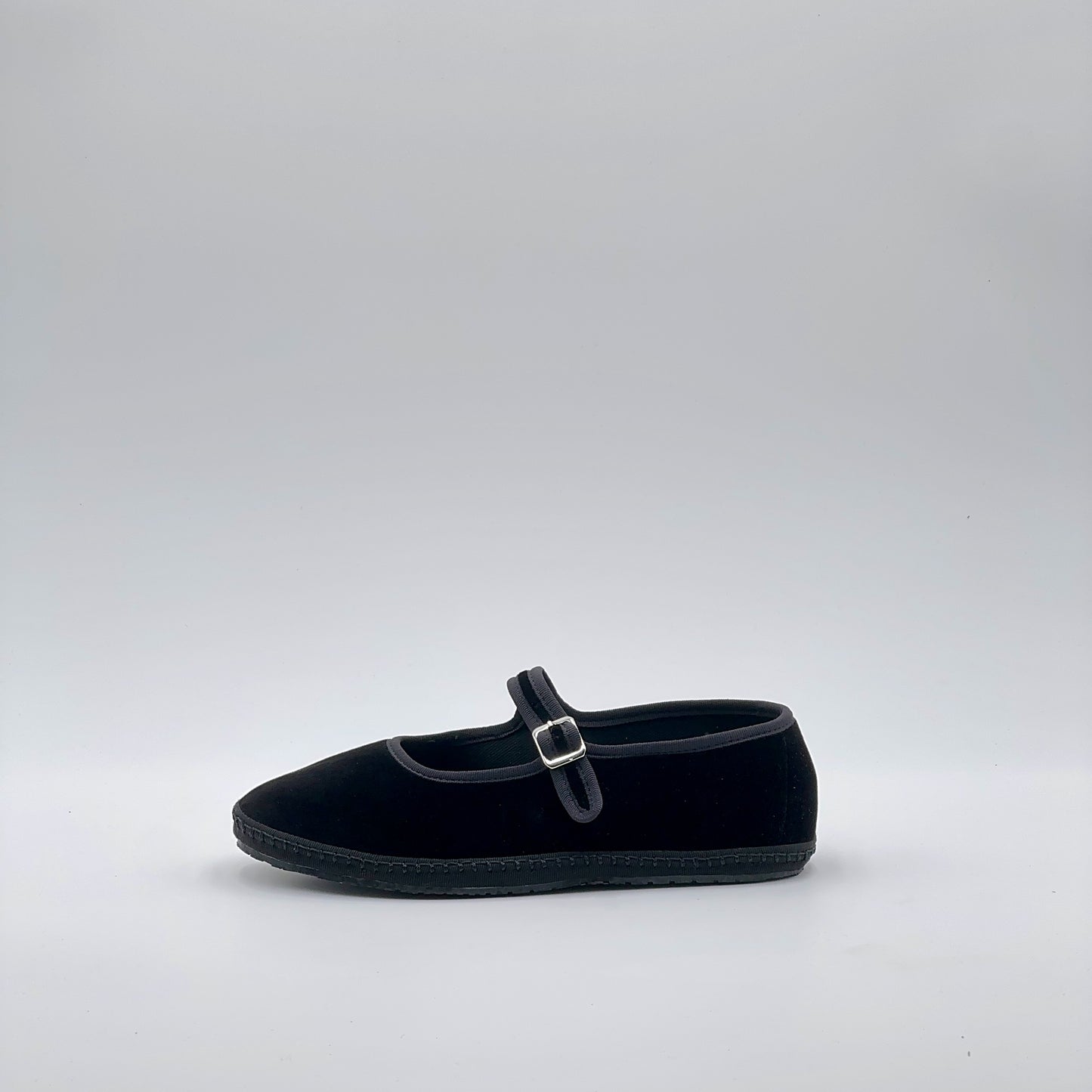 Friulana Mary Jane velluto nero