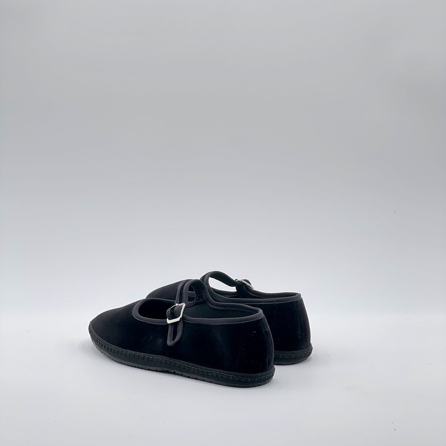 Friulana Mary Jane velluto nero