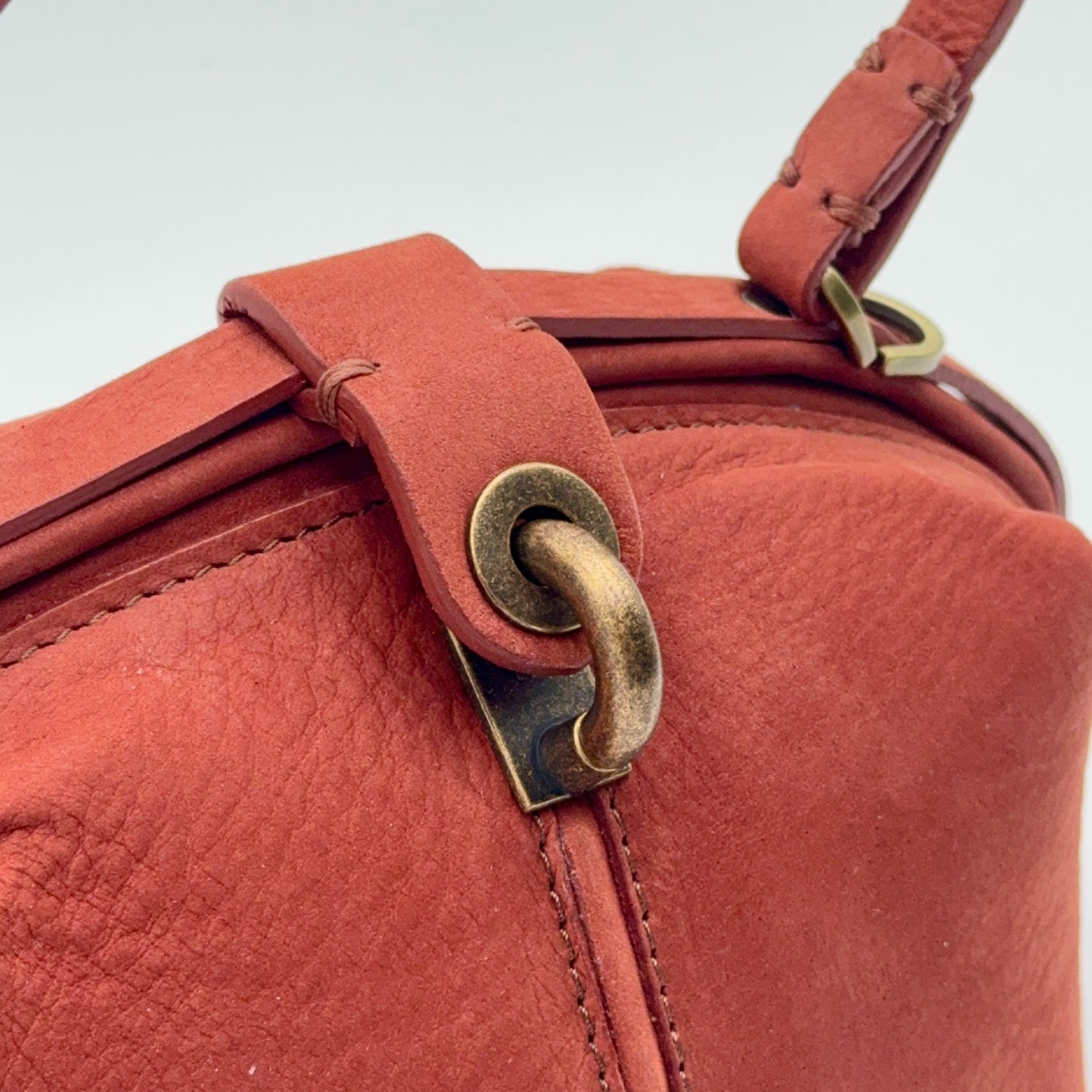Pouf Small long beach cuoio inglese