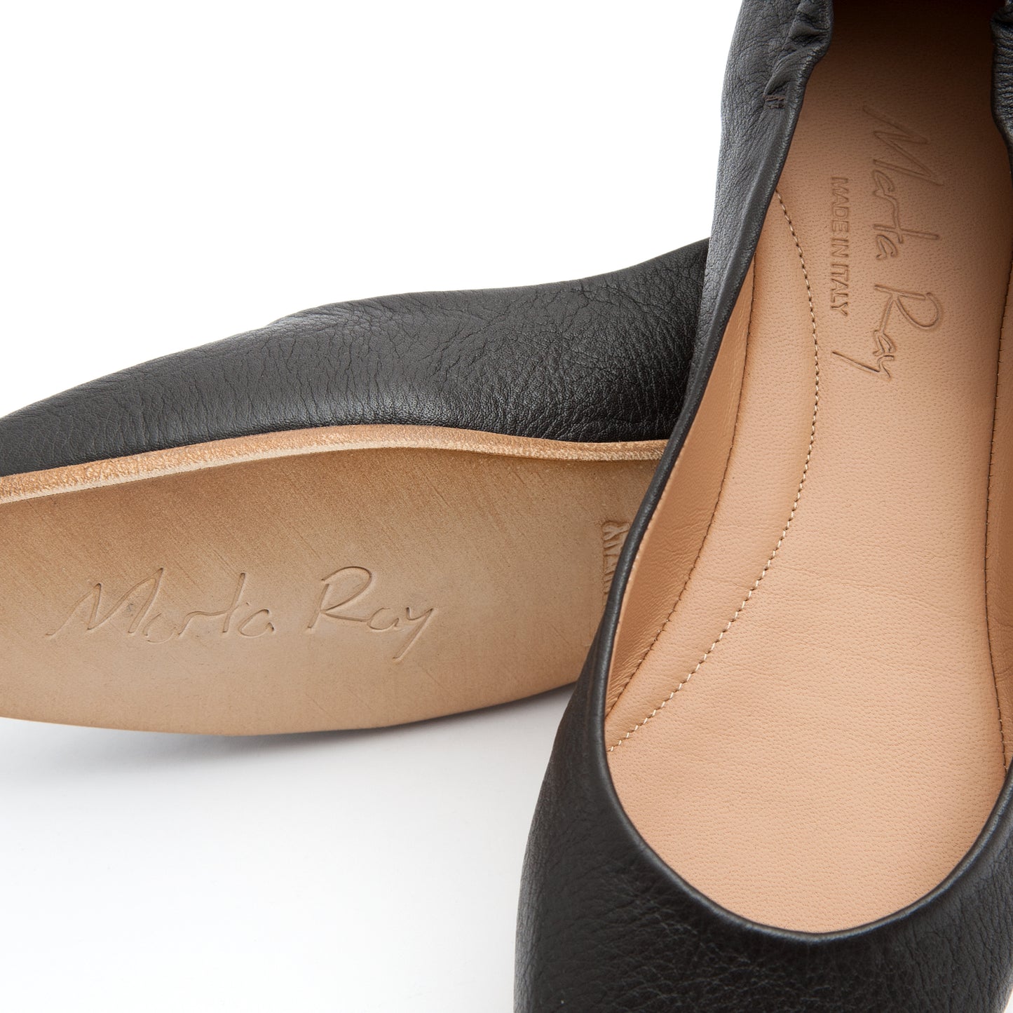 Ballerina sacchetto quadrata mousse ebano