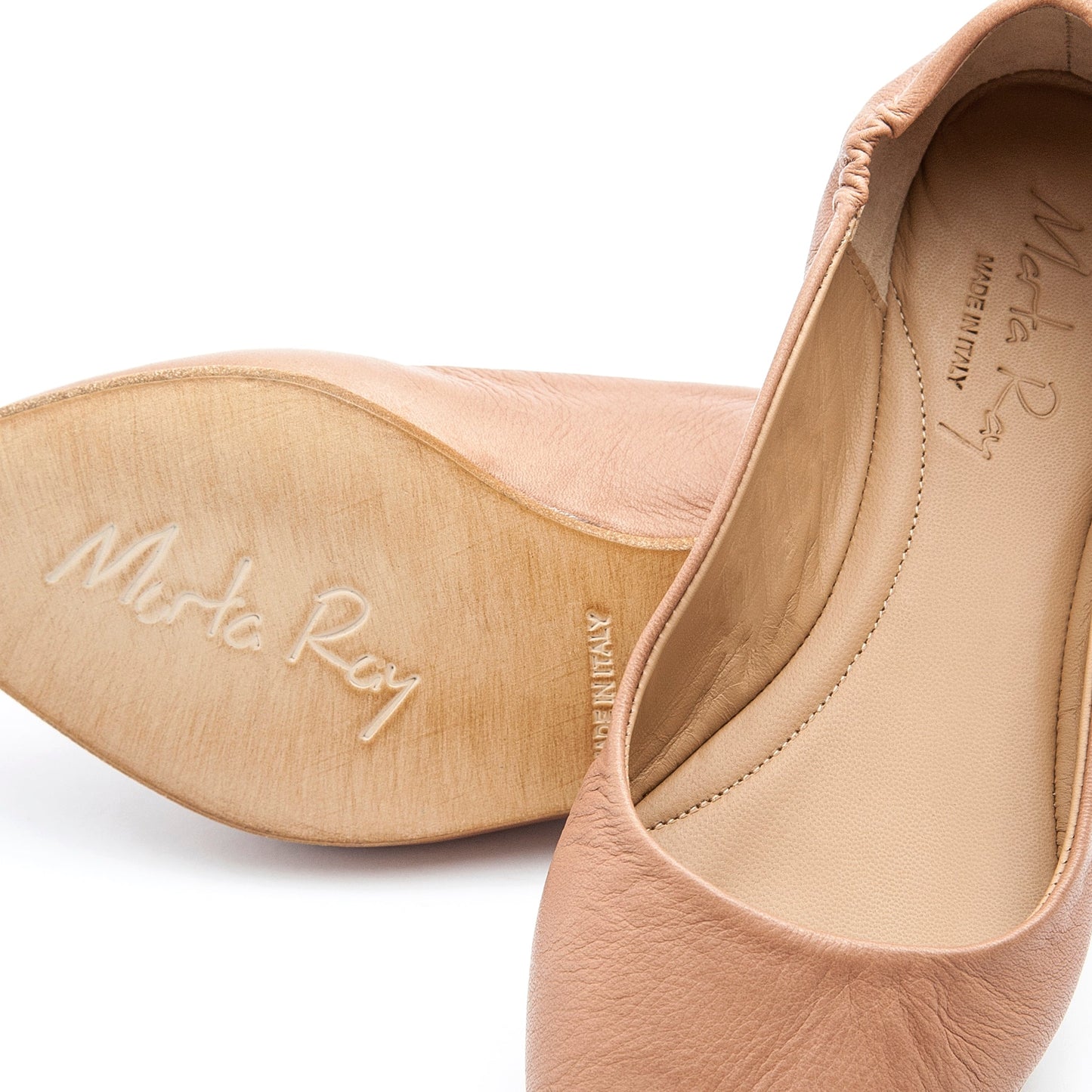 Ballerina punta sacchetto mousse cammeo - Marta Ray