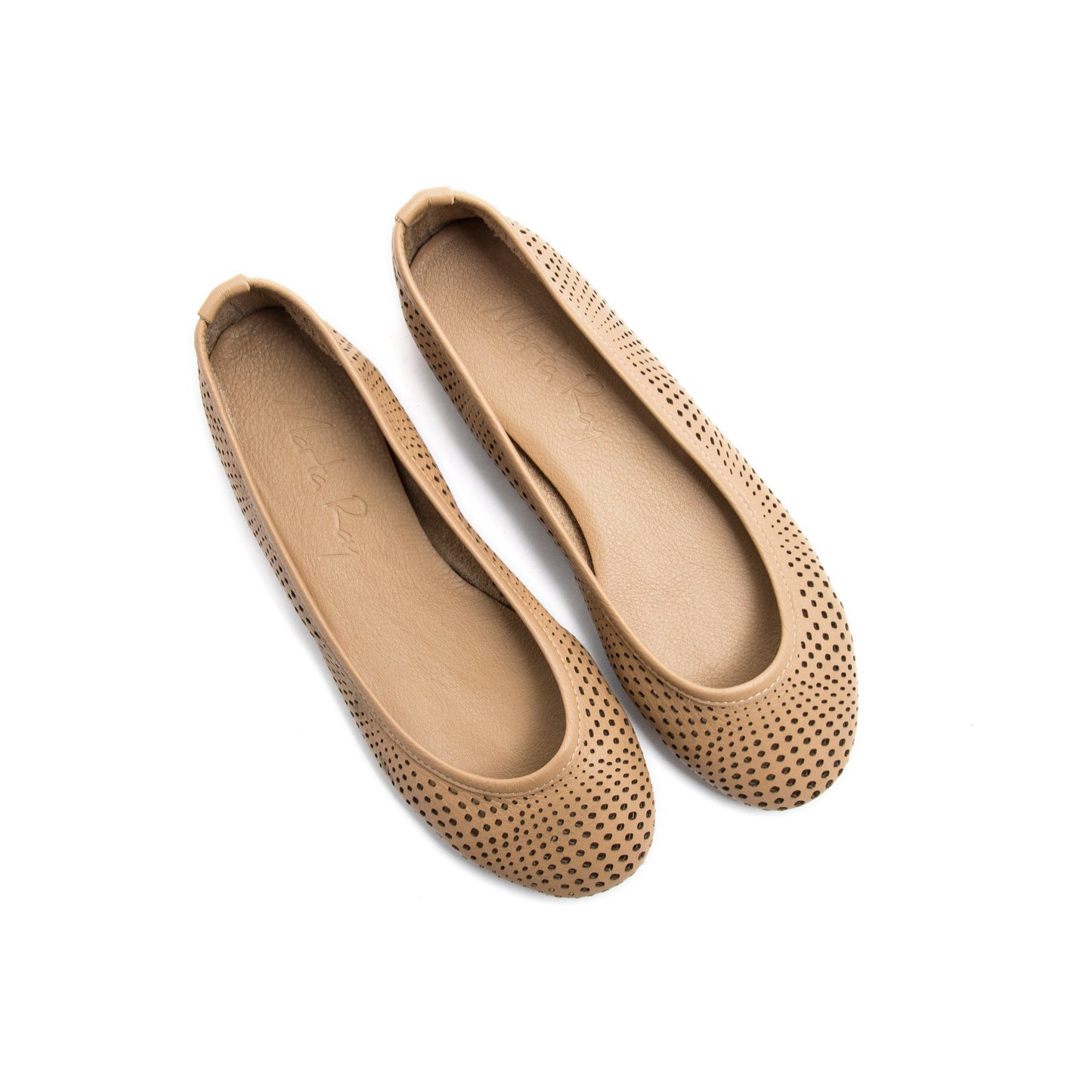 Ballerina quadri mousse nocciola - Marta Ray