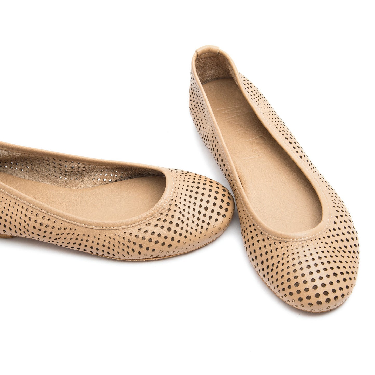 Ballerina quadri mousse nocciola - Marta Ray
