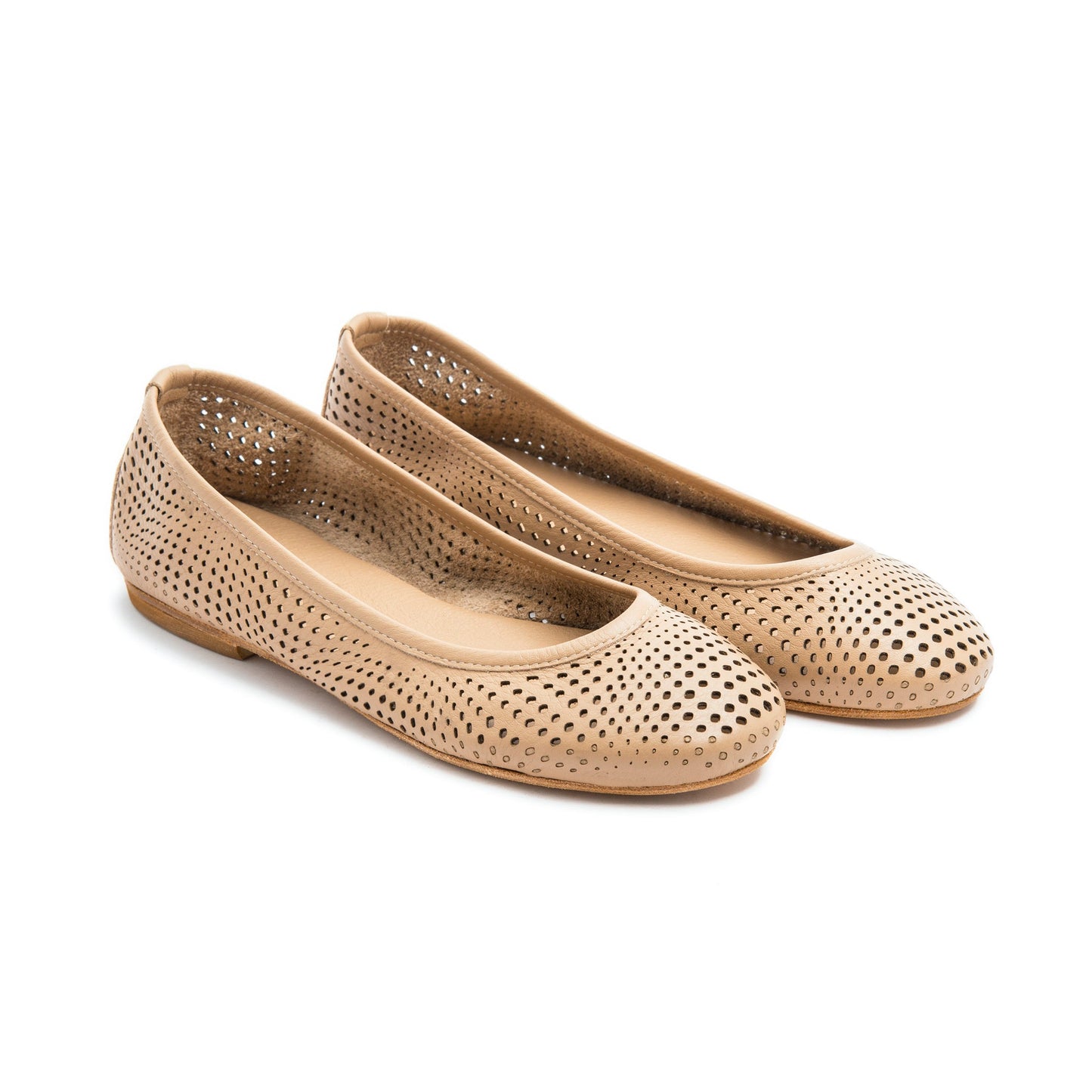Ballerina quadri mousse nocciola - Marta Ray