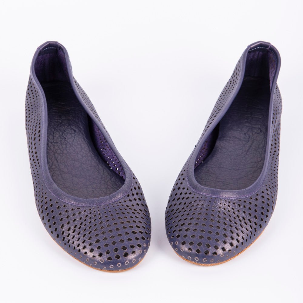 ballerina quadri mousse perlato purple - Marta Ray