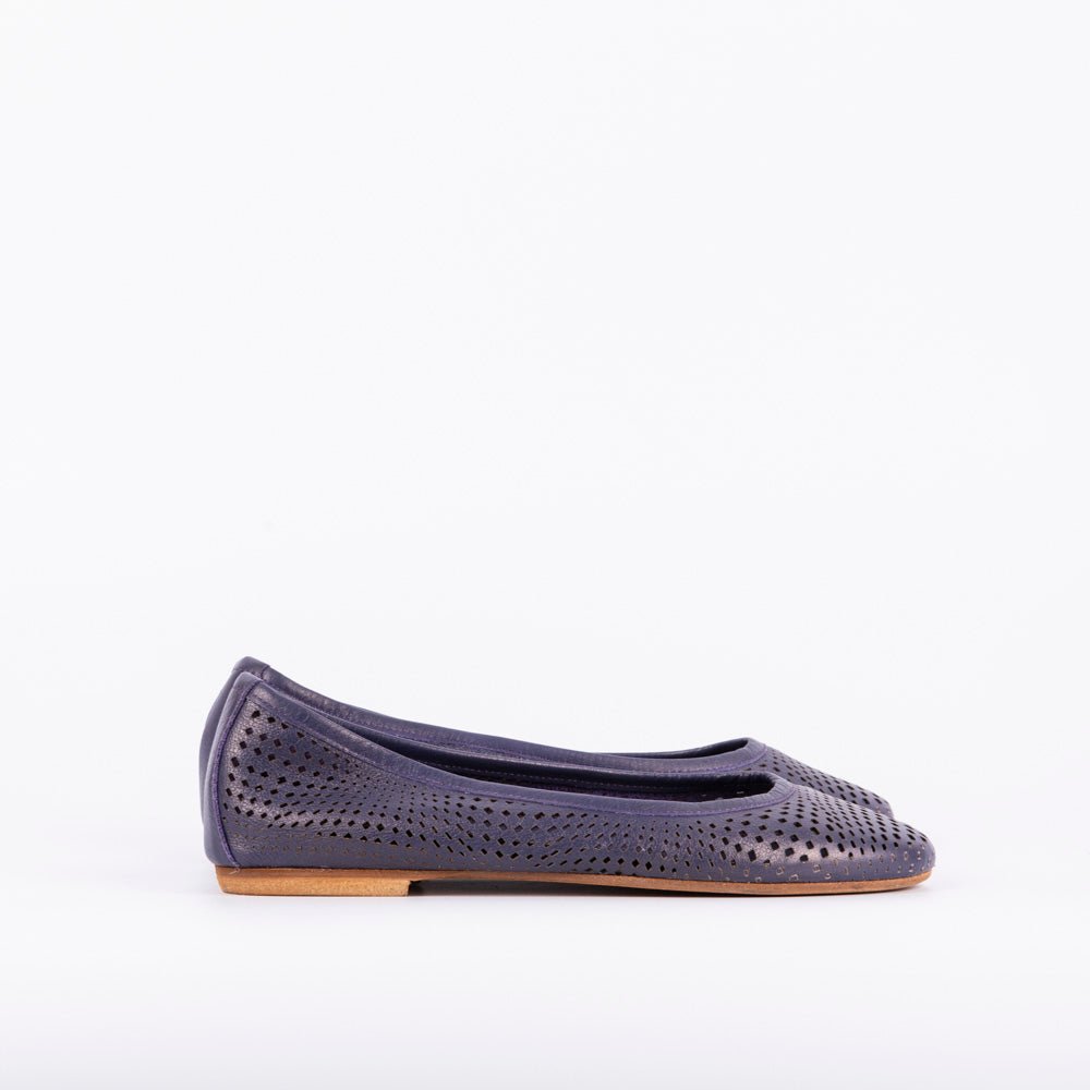 ballerina quadri mousse perlato purple - Marta Ray