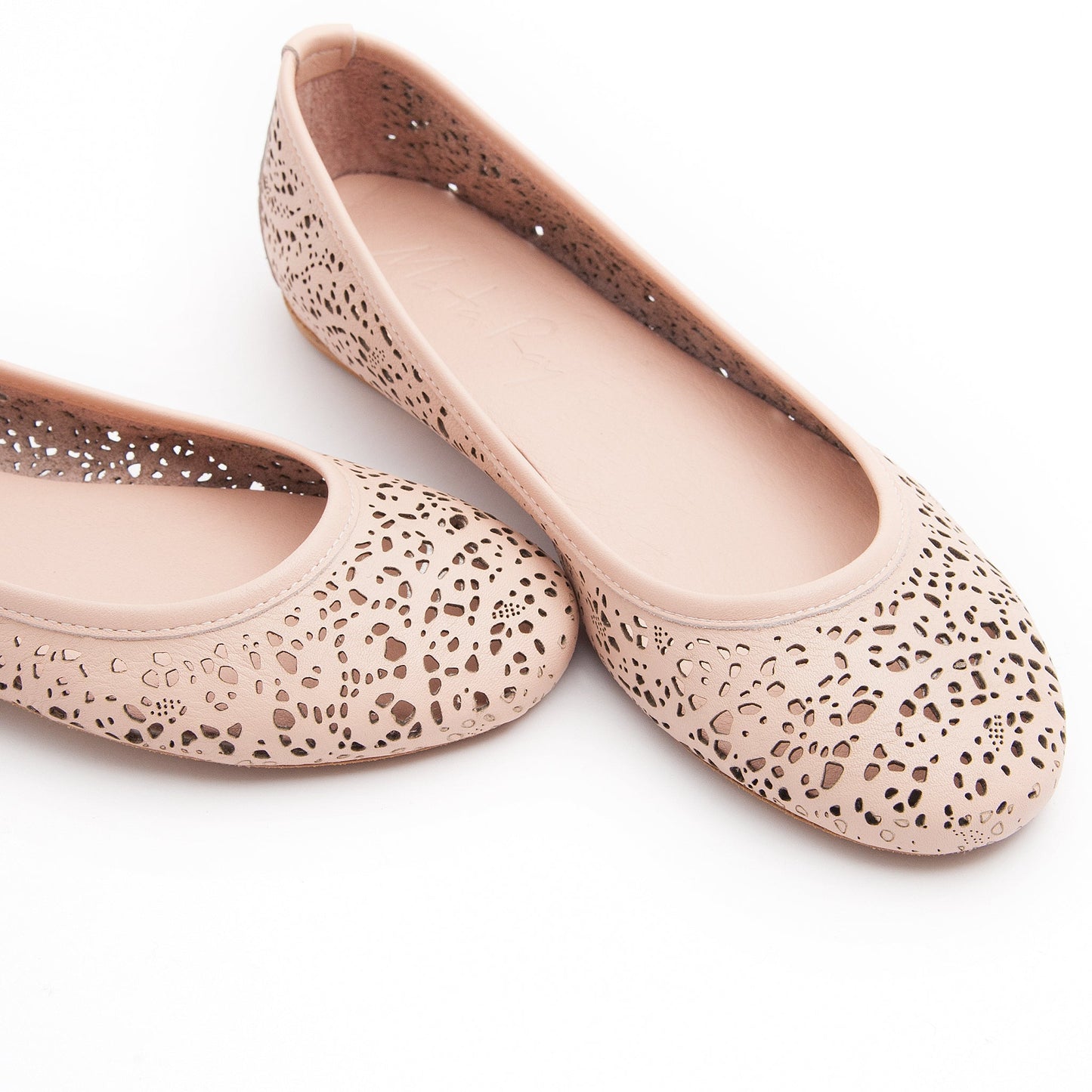 Ballerina ricamo mousse cipria - Marta Ray