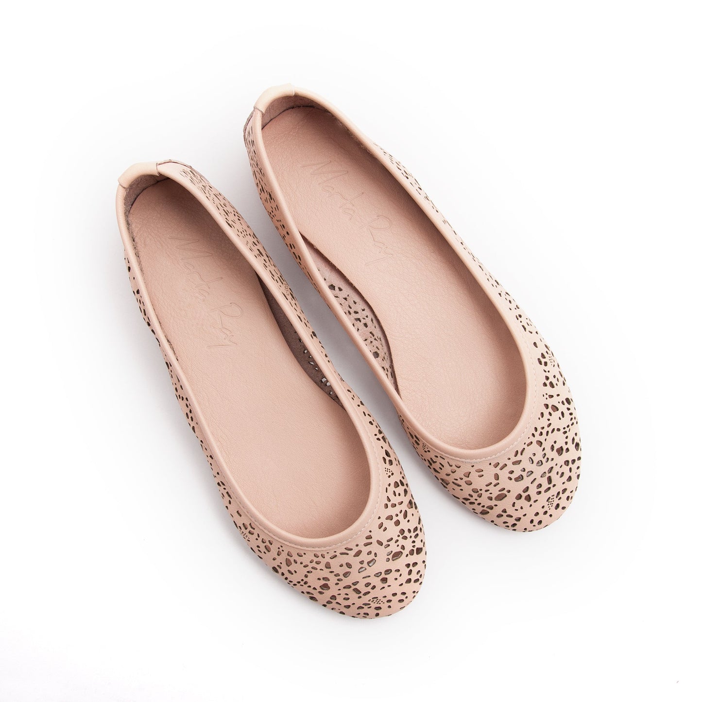Ballerina ricamo mousse cipria - Marta Ray