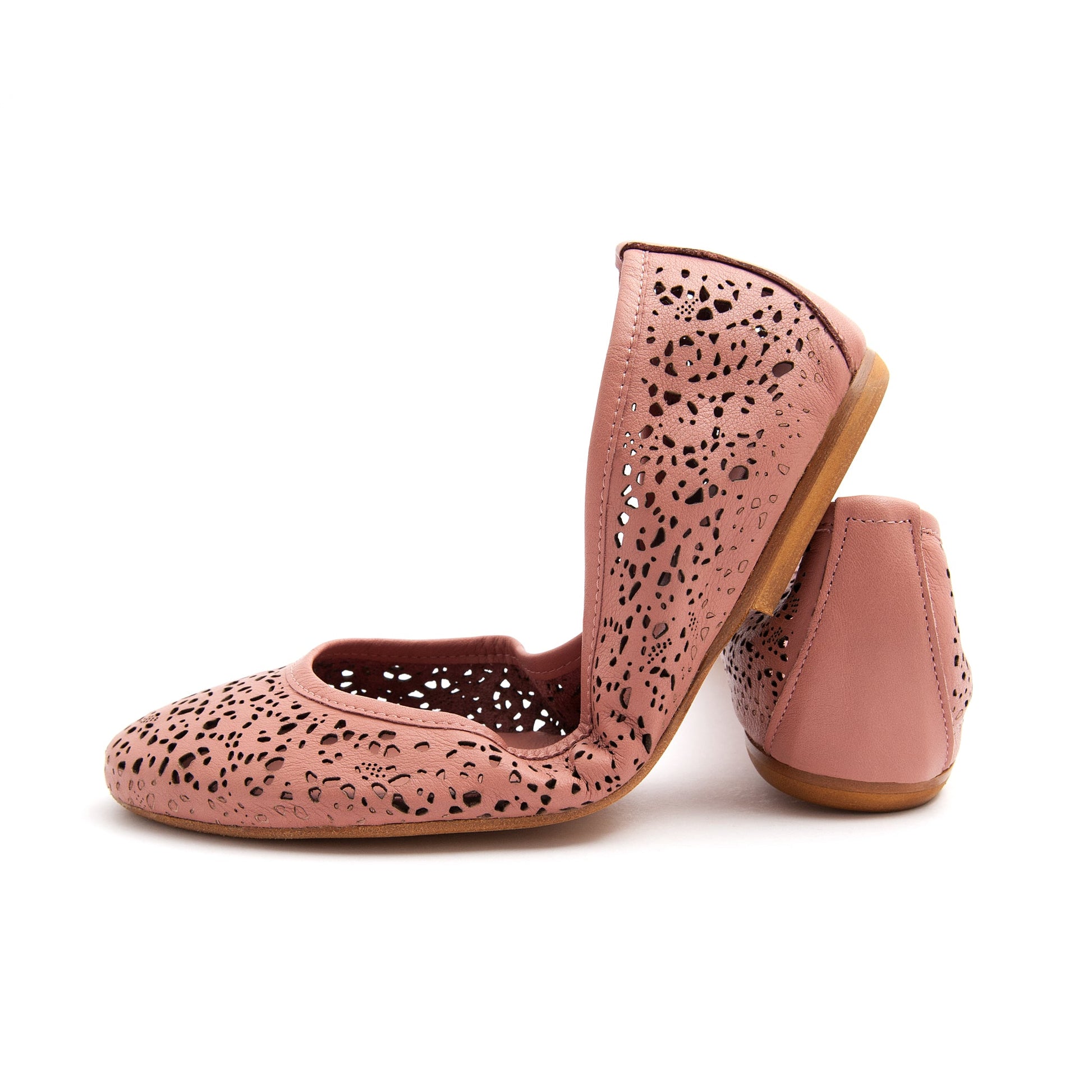 Ballerina ricamo mousse confetto - Marta Ray