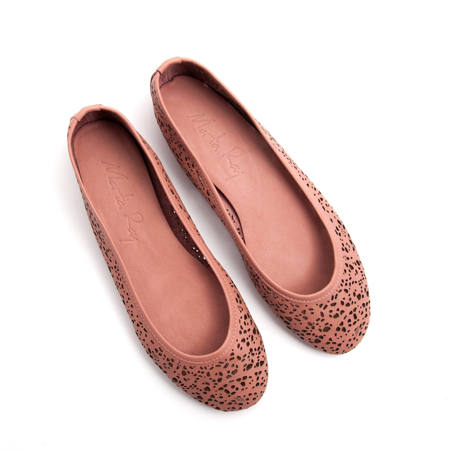 Ballerina ricamo mousse confetto - Marta Ray