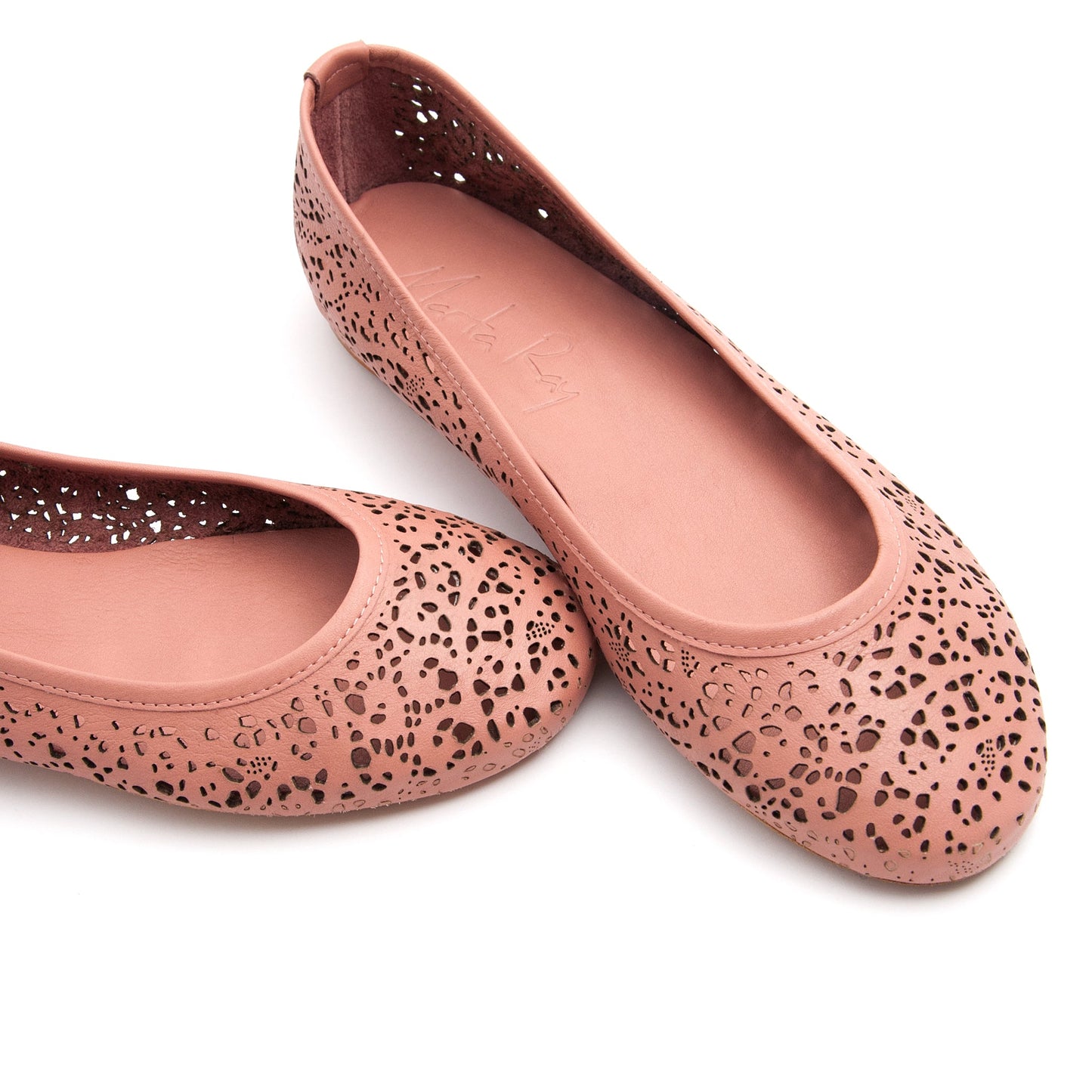 Ballerina ricamo mousse confetto - Marta Ray