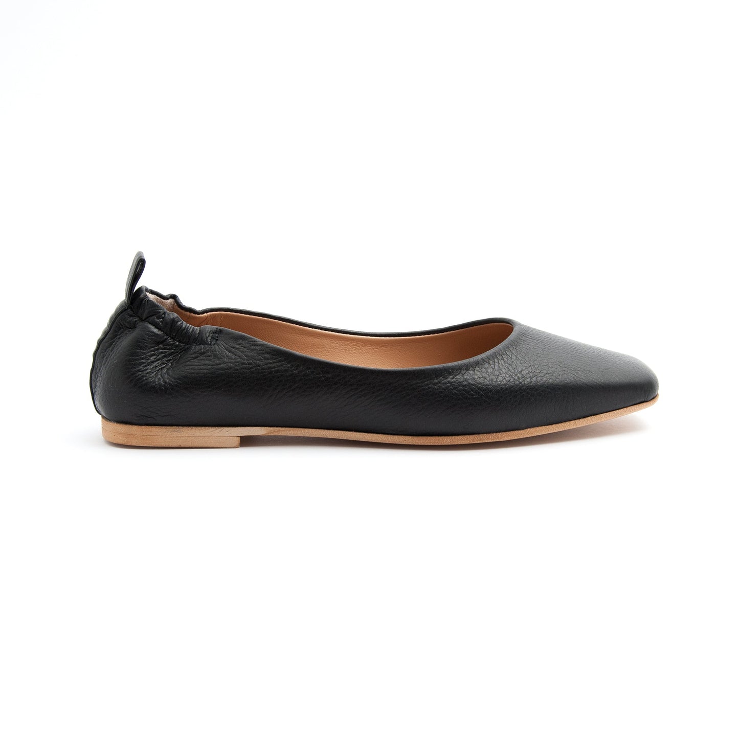 Ballerina sacchetto quadrata mousse nero - Marta Ray