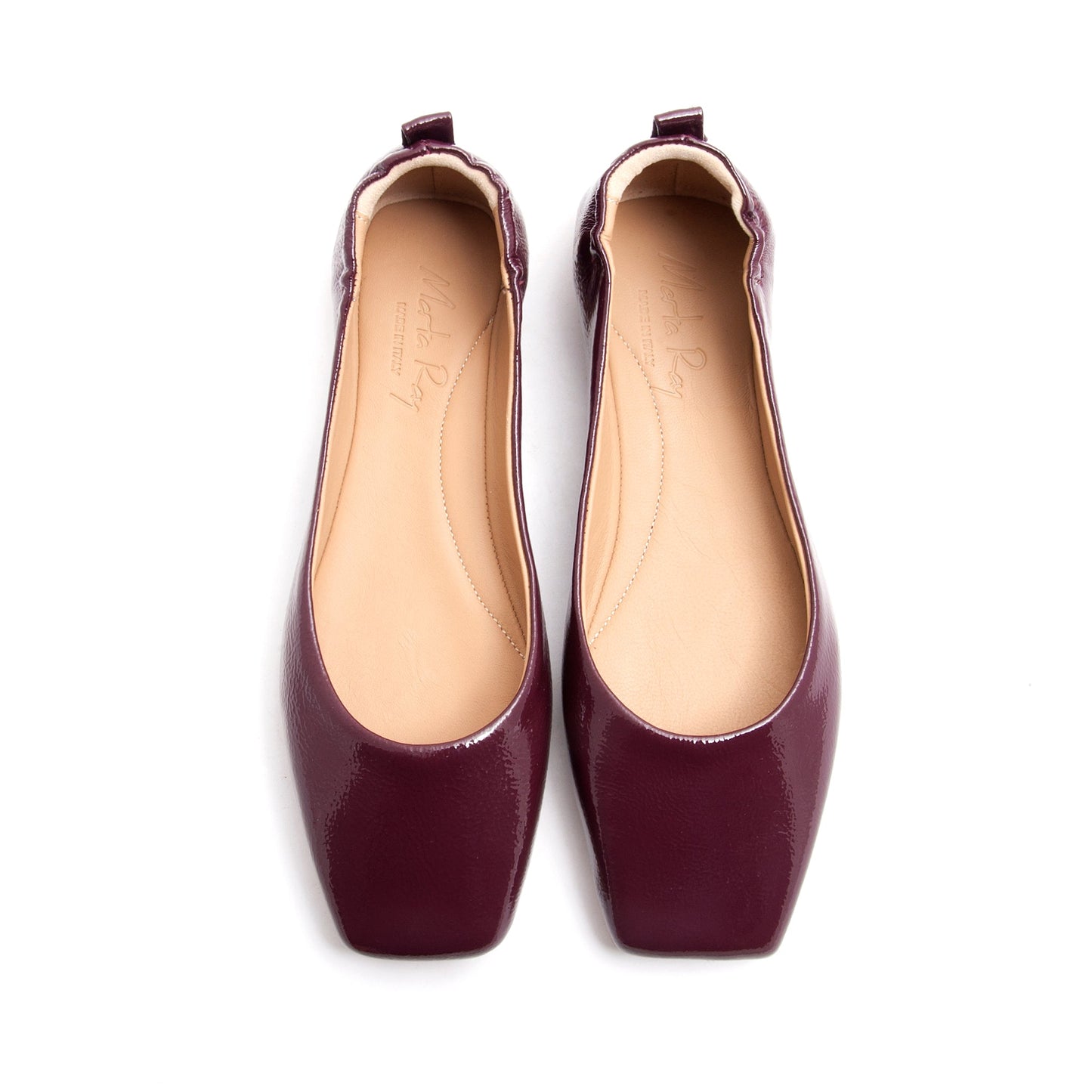 Ballerina sacchetto quadrata naplak viola - Marta Ray
