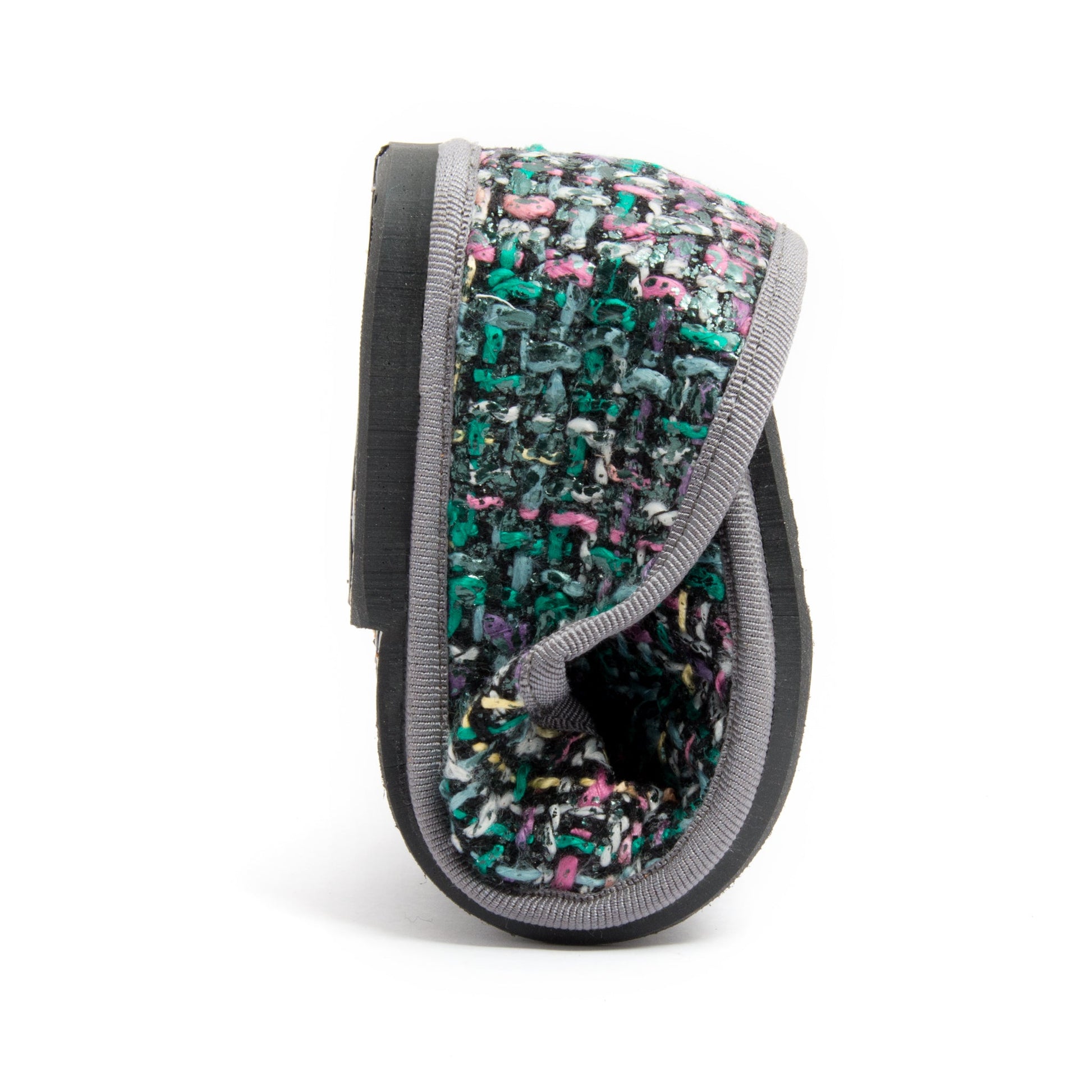 Friulana sacchetto boucle laminato nero - Marta Ray
