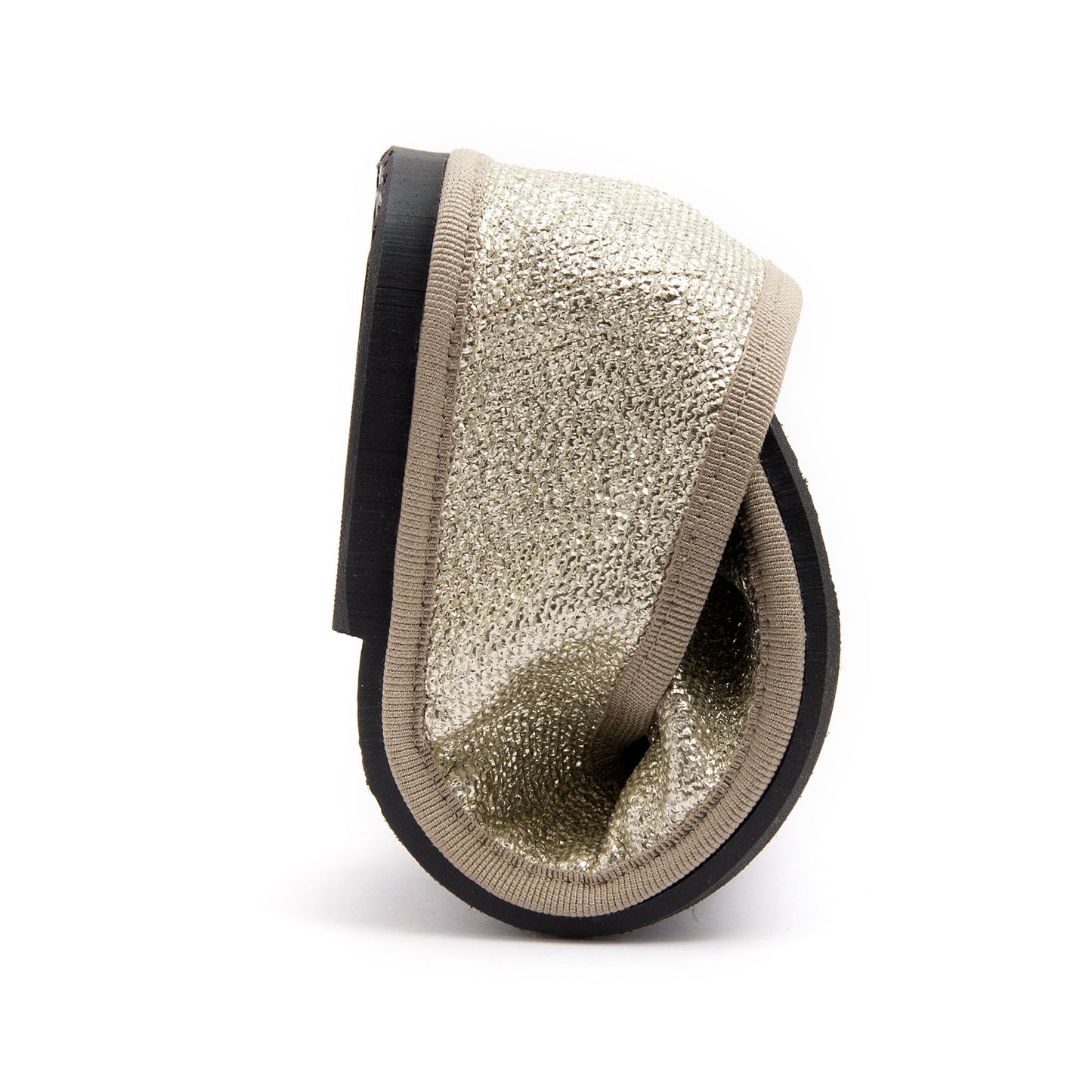 Friulana sacchetto lino laminato platino - Marta Ray