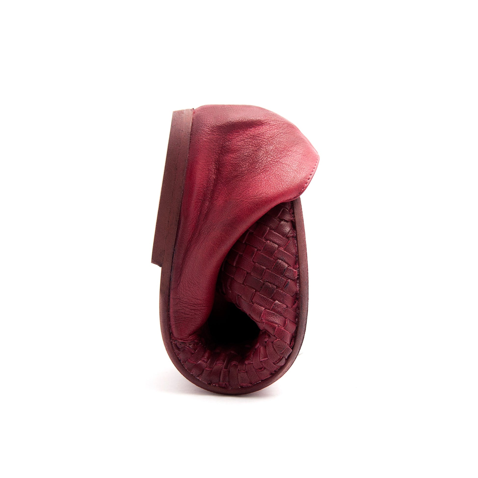 Toson intrecciato tinto vinaccia - Marta Ray