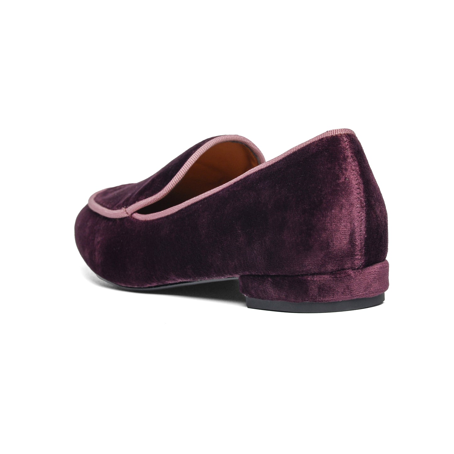 Iris plum velvet moccasin