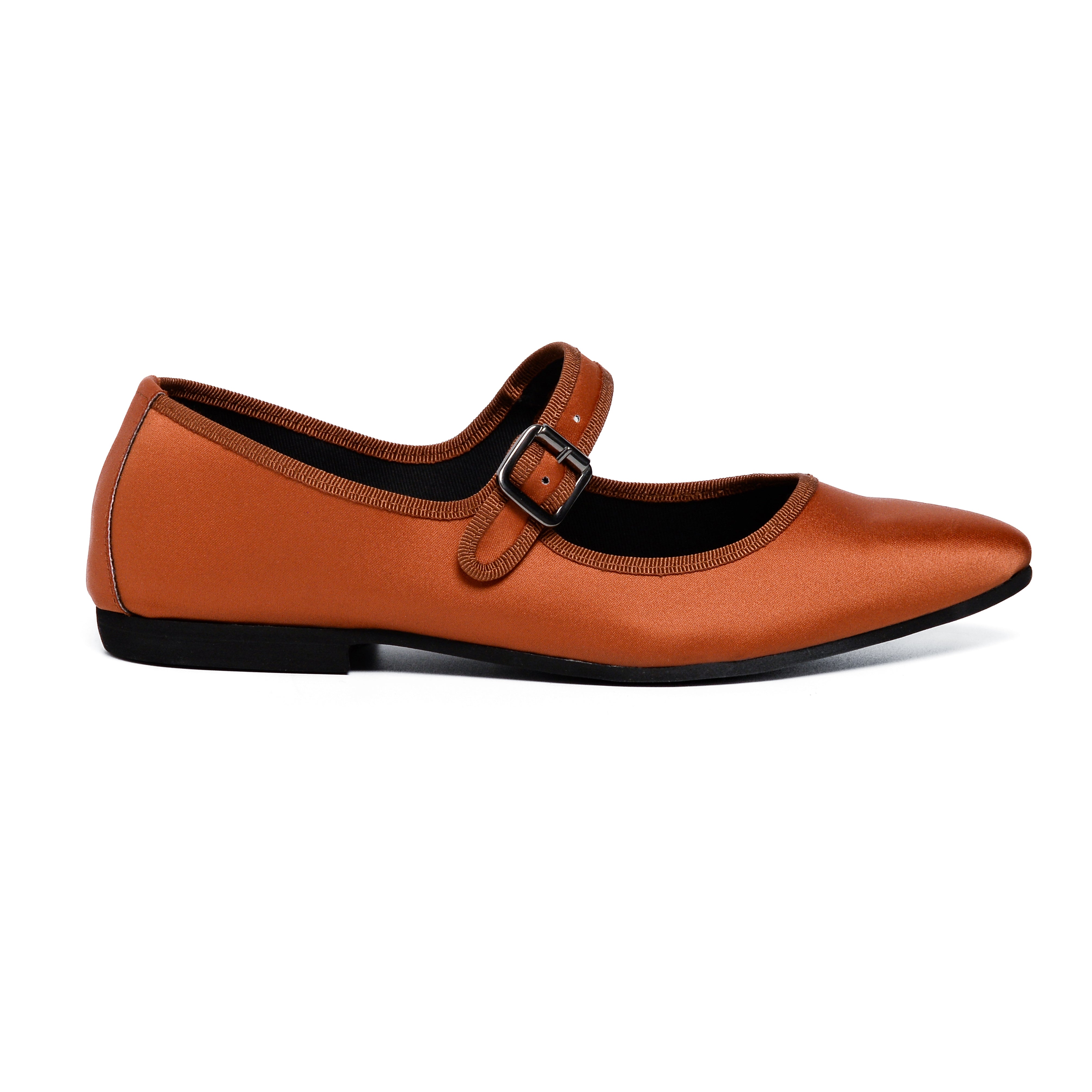 Flavia Mary Jane satin rame