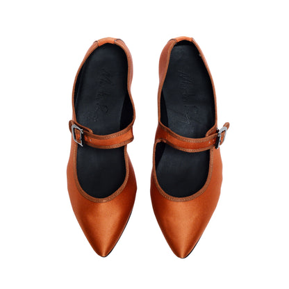 Scarpetta Flavia MJ satin rame