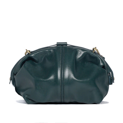 Pouf Medium glossy verde