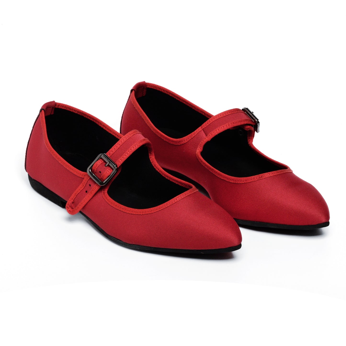 Scarpetta Flavia MJ satin rosso