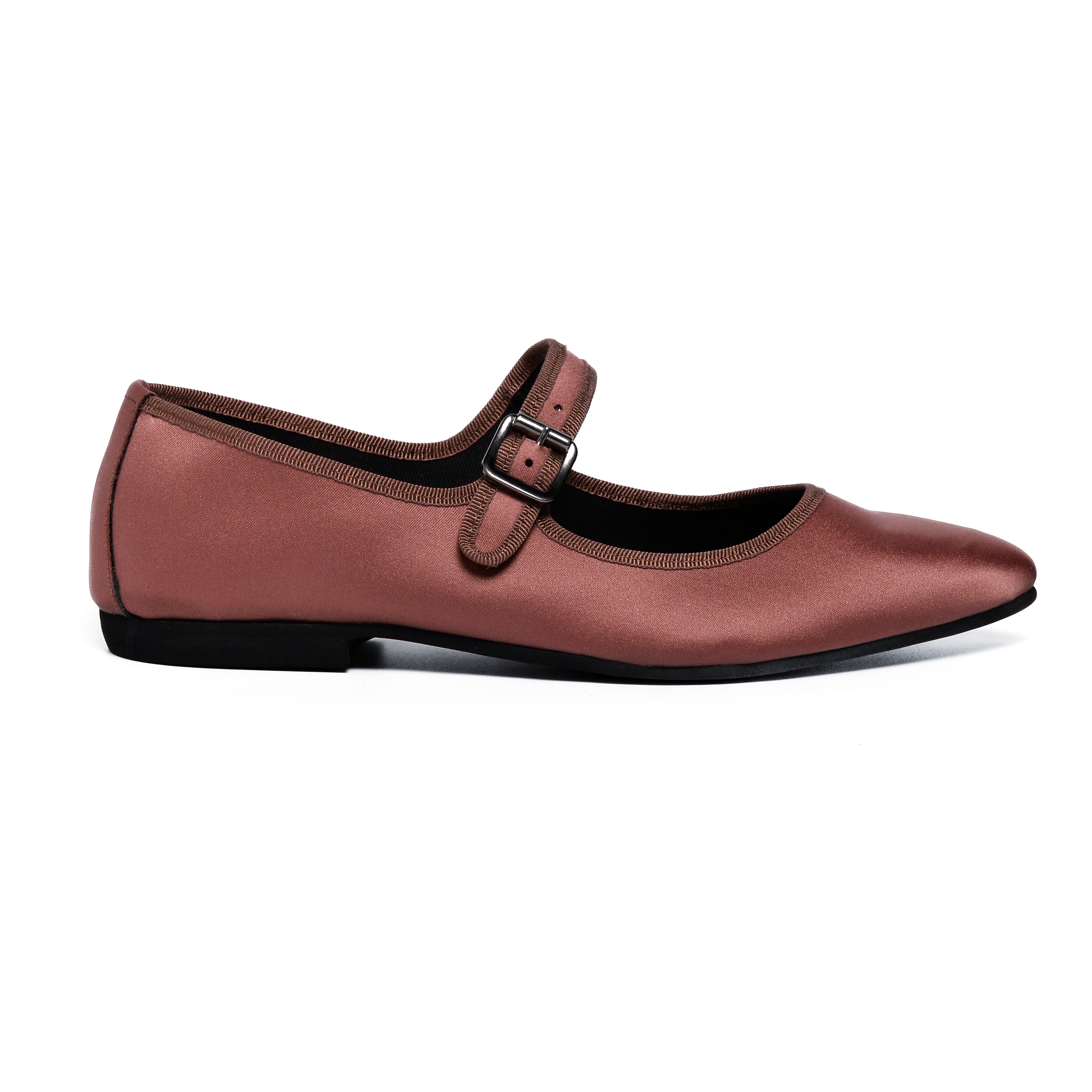 Flavia Mary Jane satin confetto