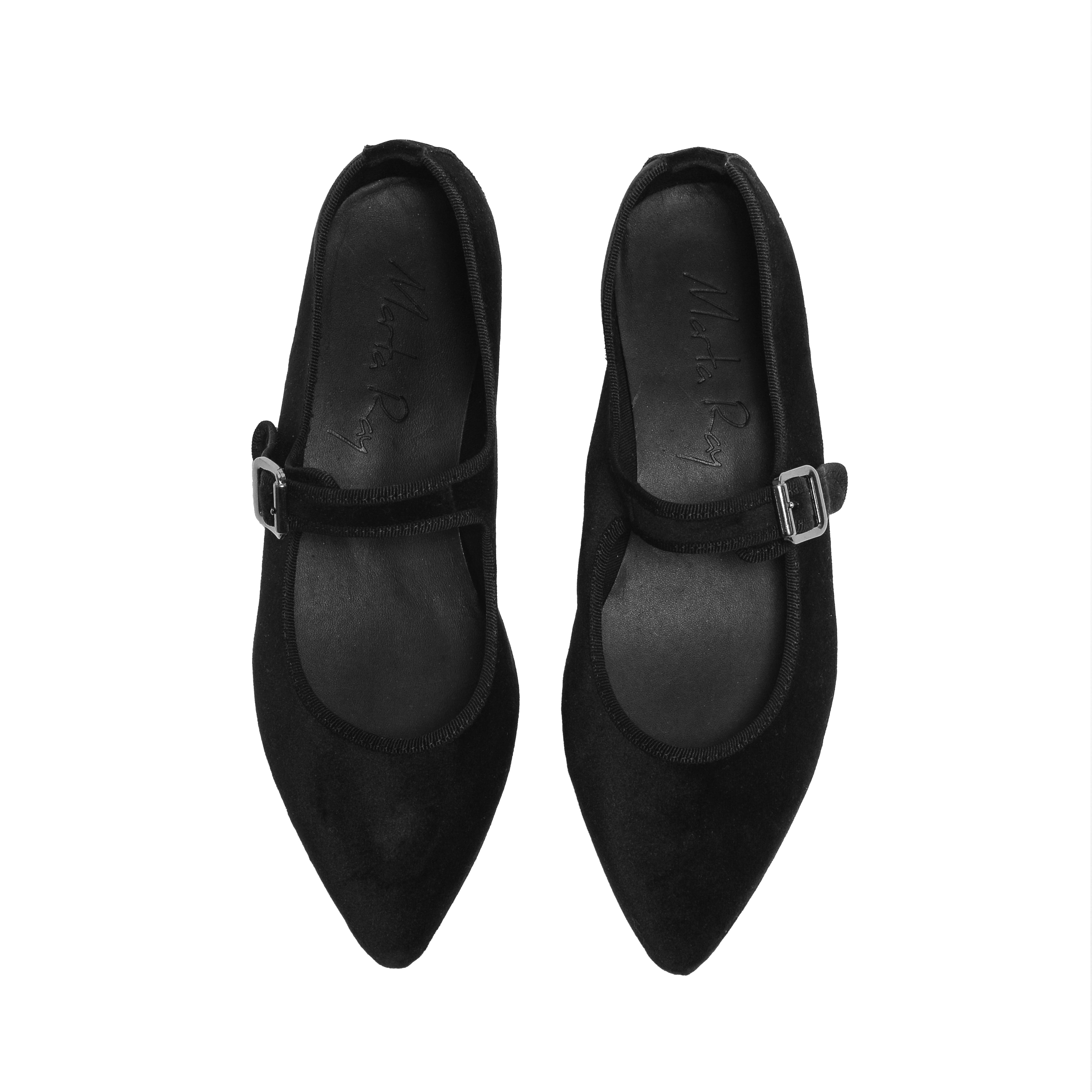 Flavia Mary Jane velluto nero