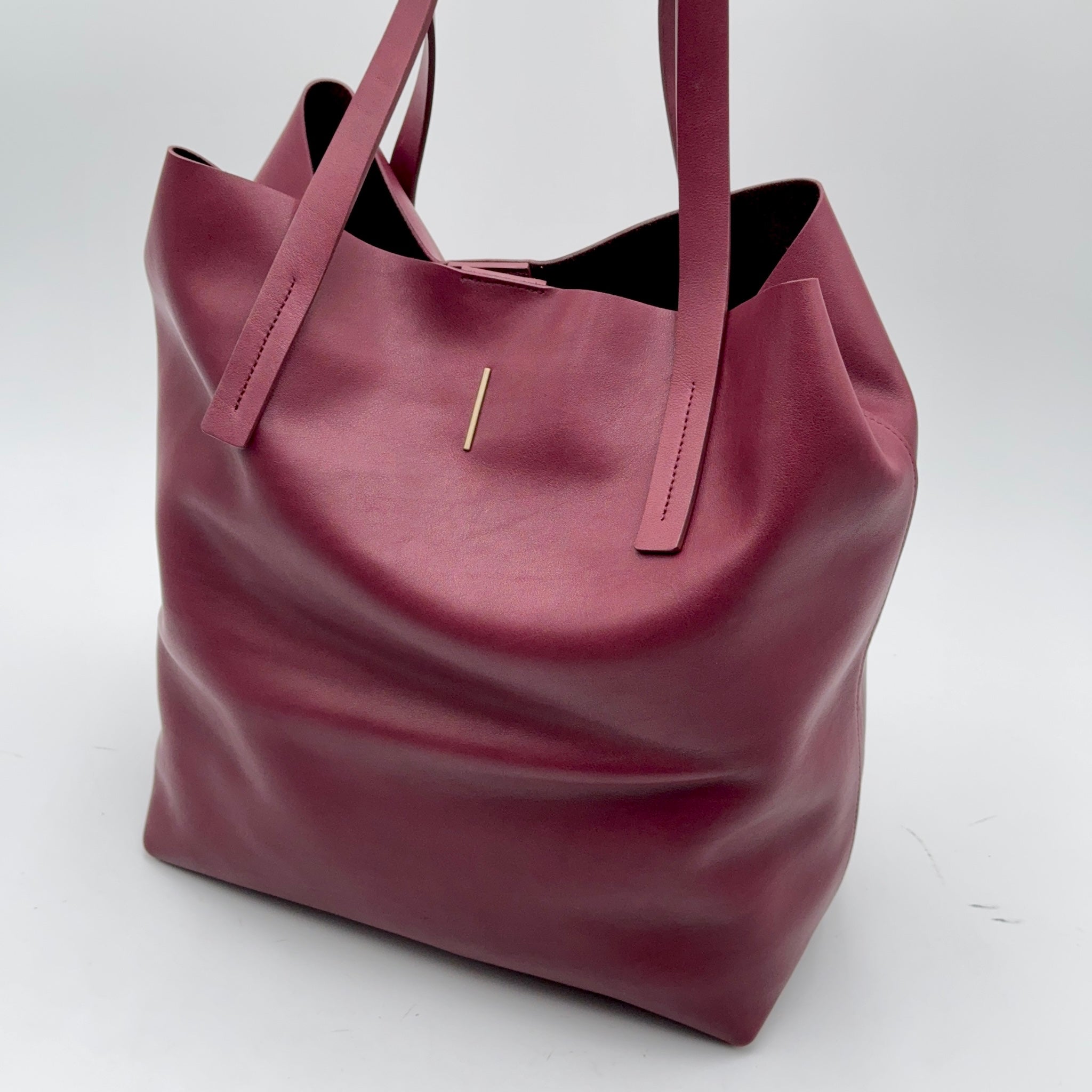 Alice bag ingrassato rubino