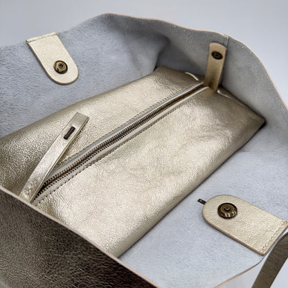 Alice bag laminato platino