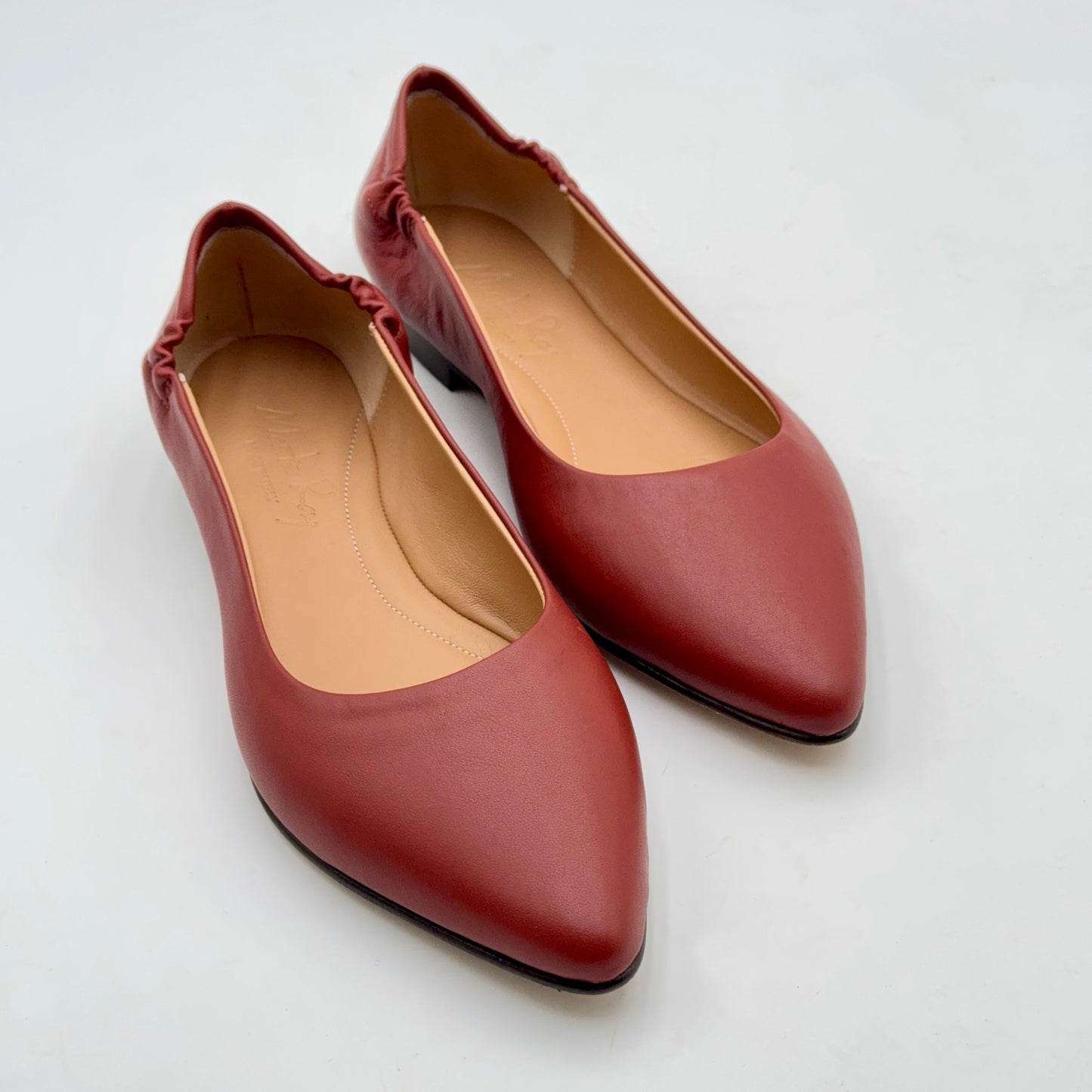 Ballerina Agostina mousse cuoio inglese