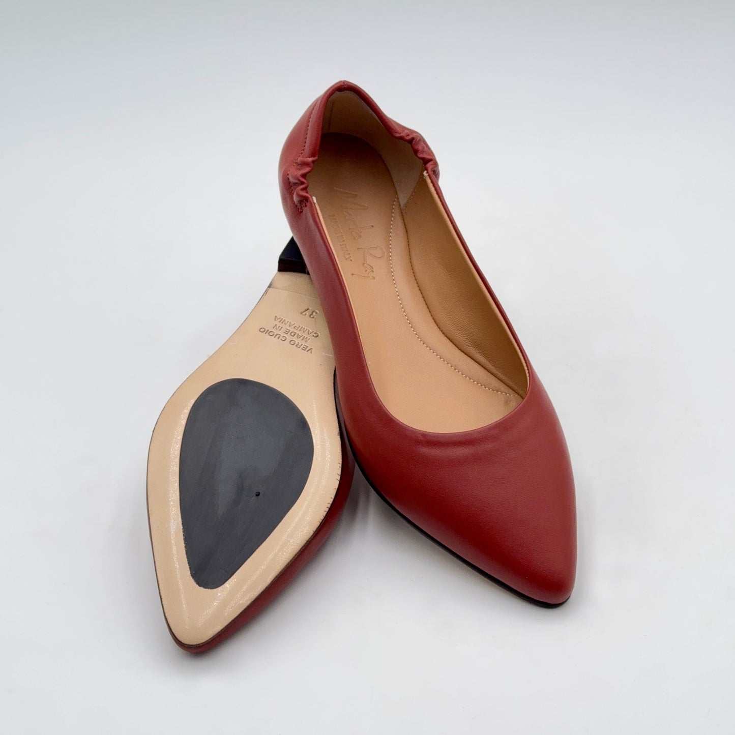 Ballerina Agostina mousse cuoio inglese
