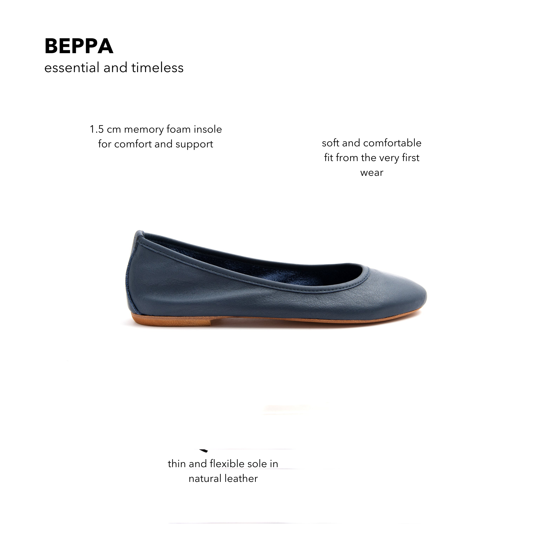 Ballerina Beppa mousse nero