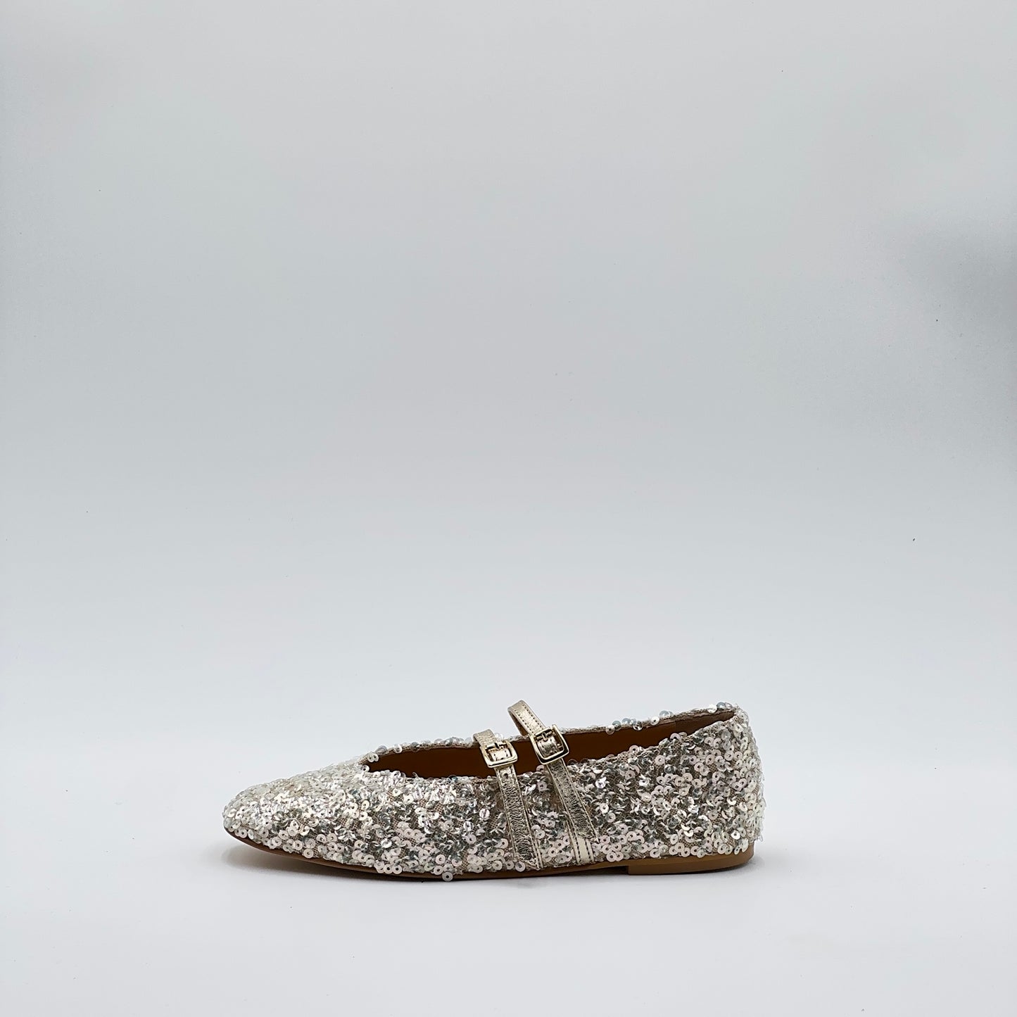 Ballerina Erica paillettes platino