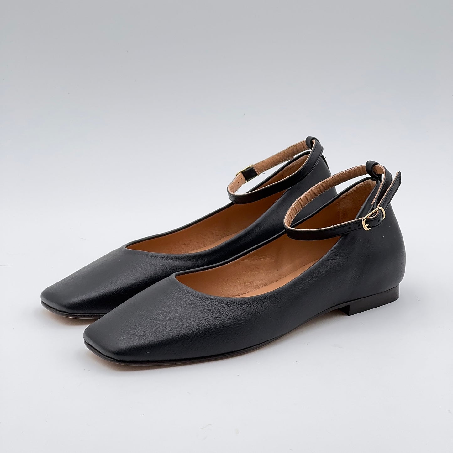 Ballerina Fiore nappa nera