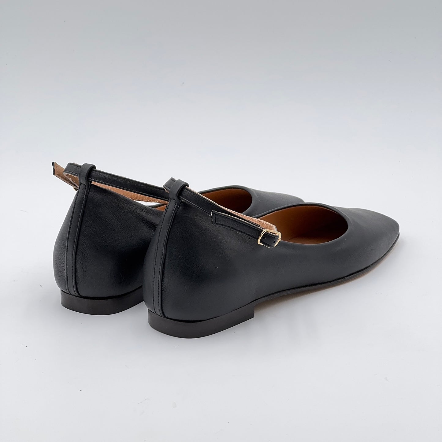 Ballerina Fiore nappa nera