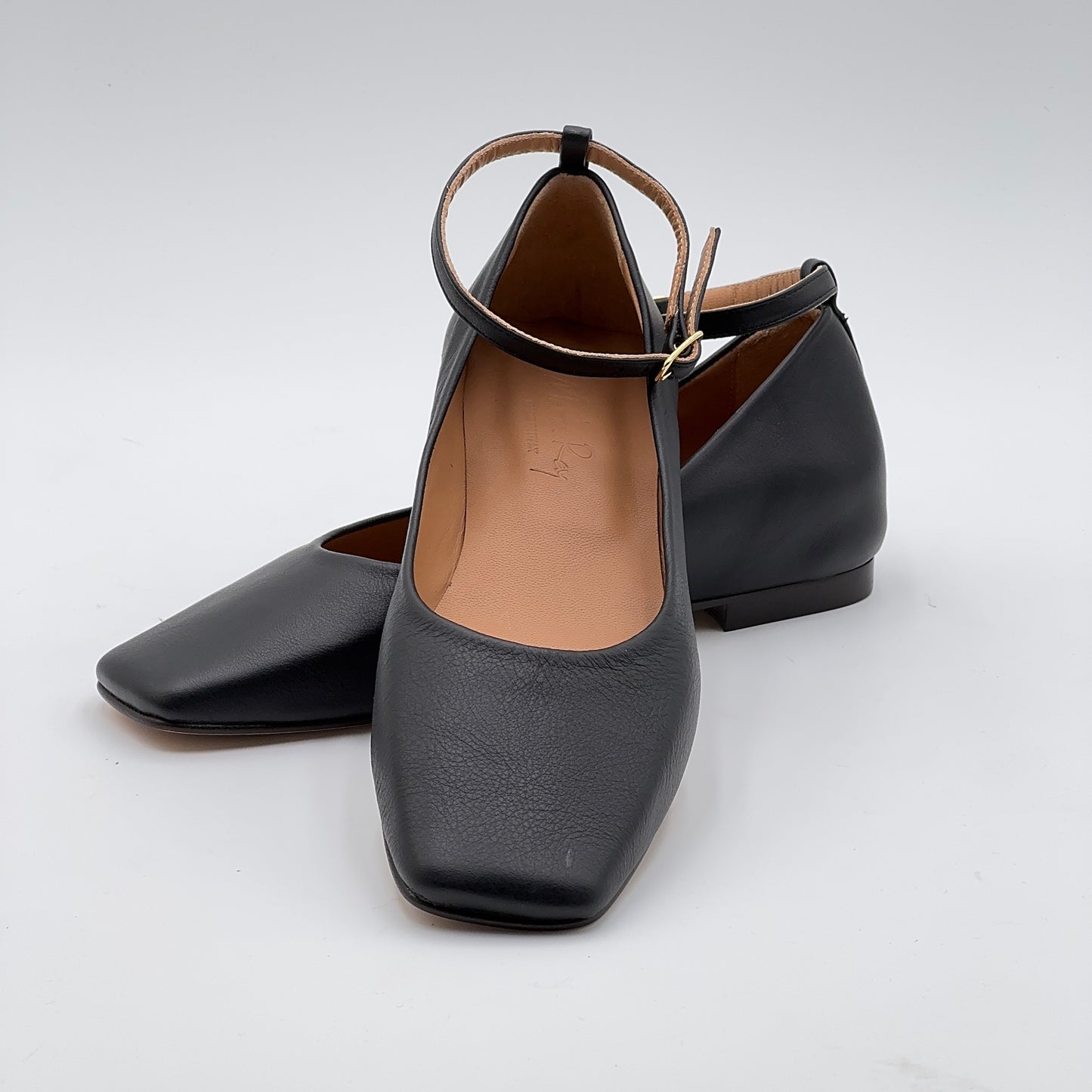 Ballerina Fiore nappa nera